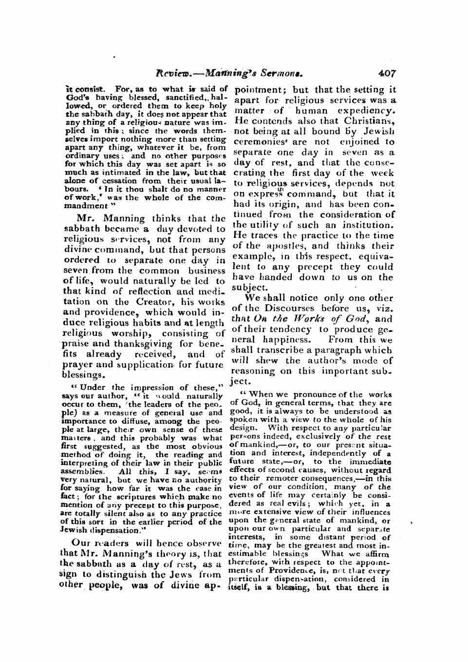 Monthly Repository (1806-1838) and Unitarian Chronicle (1832-1833): F Y, 1st edition - Untitled Article