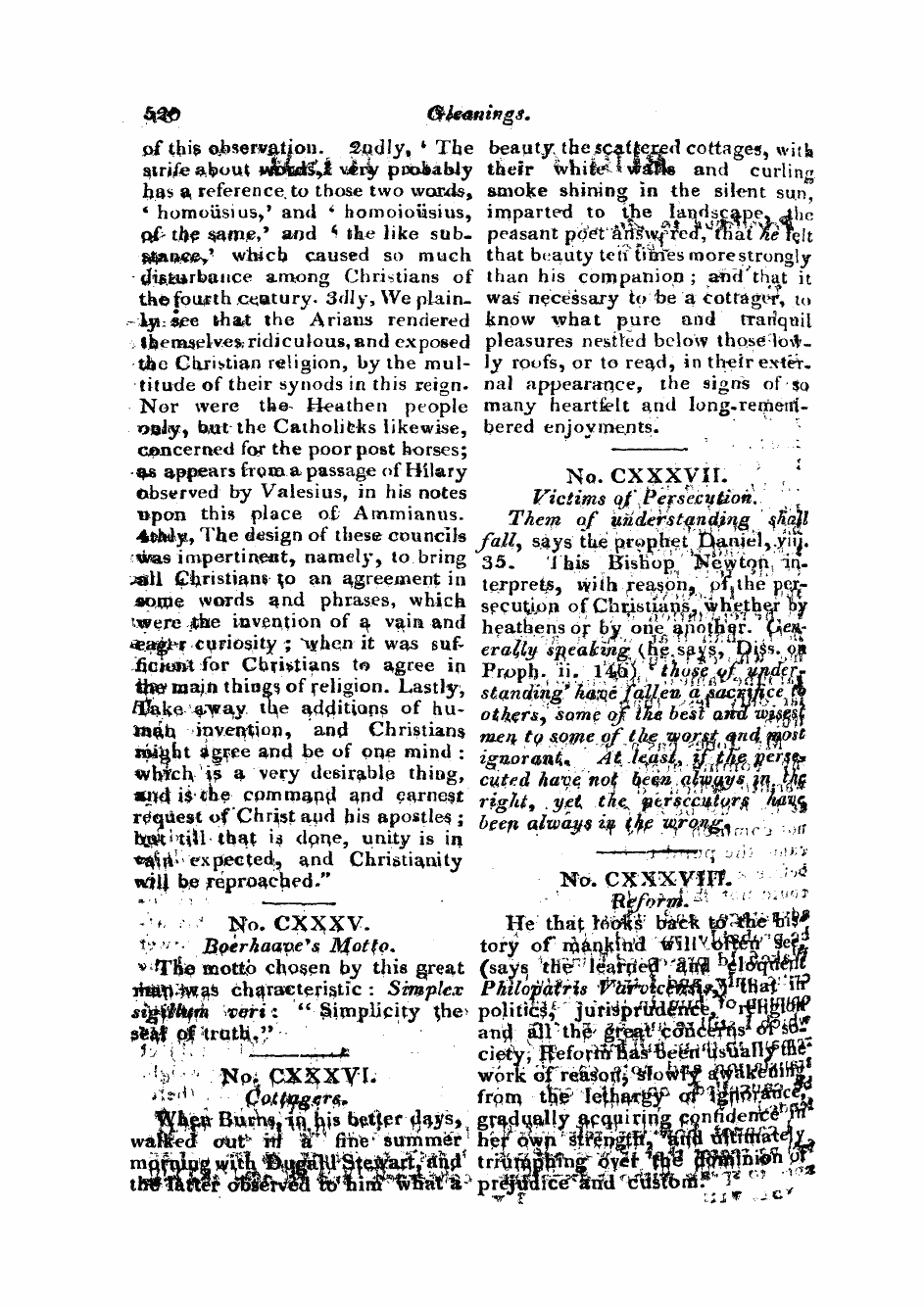 Monthly Repository (1806-1838) and Unitarian Chronicle (1832-1833): F Y, 1st edition - Untitled Article