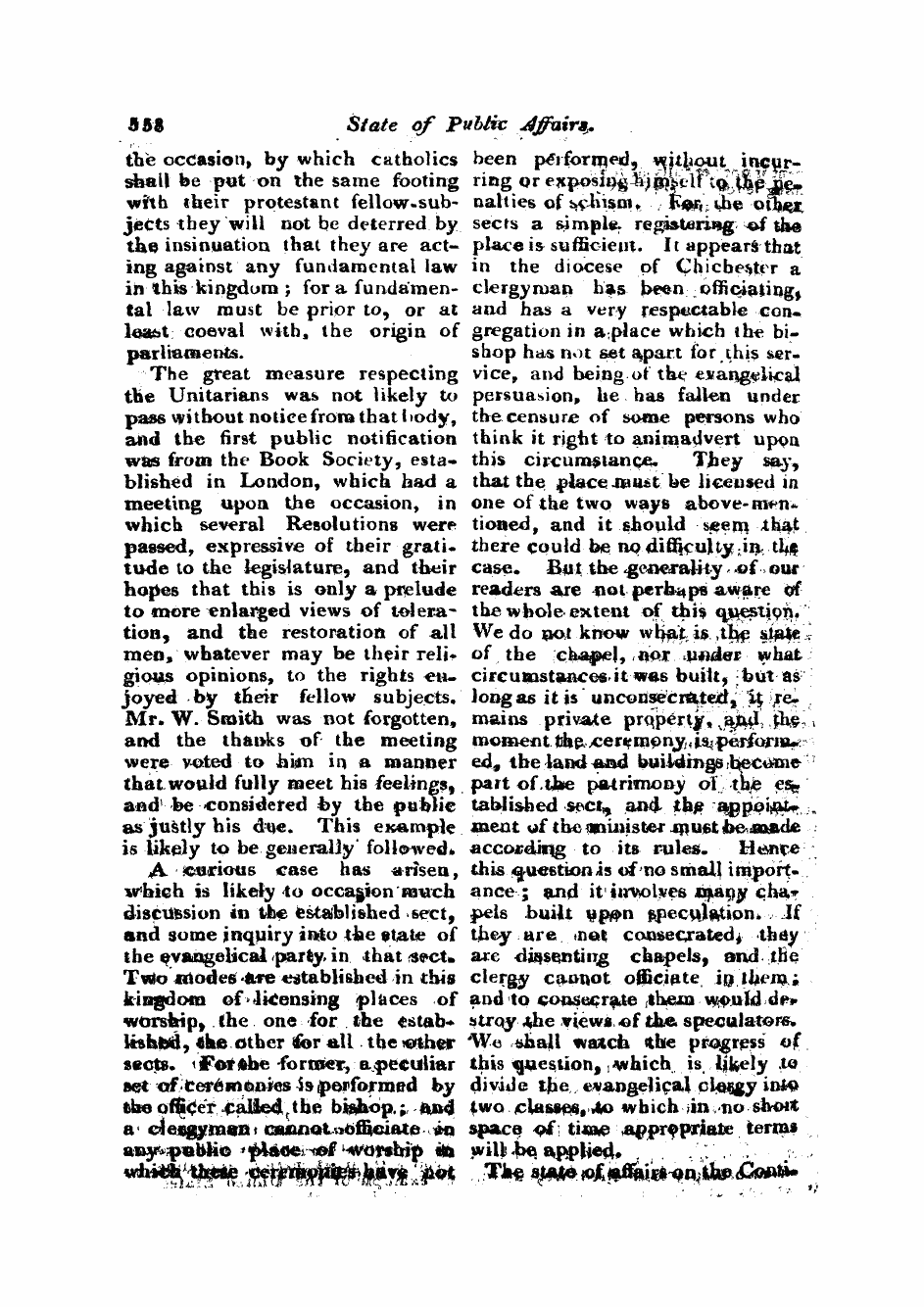 Monthly Repository (1806-1838) and Unitarian Chronicle (1832-1833): F Y, 1st edition - Untitled Article