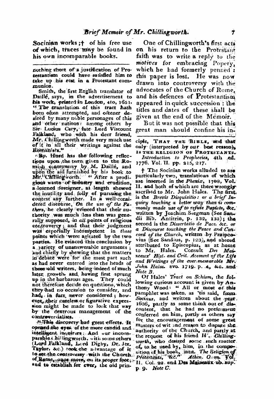 Monthly Repository (1806-1838) and Unitarian Chronicle (1832-1833): F Y, 1st edition - Untitled Article