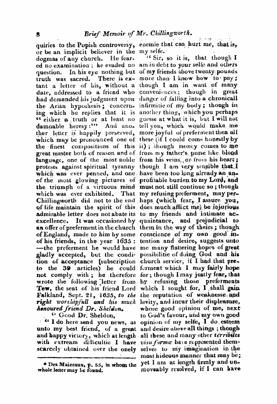 Monthly Repository (1806-1838) and Unitarian Chronicle (1832-1833): F Y, 1st edition - Untitled Article