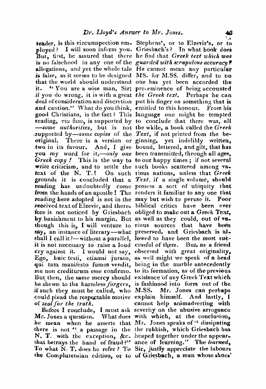 Monthly Repository (1806-1838) and Unitarian Chronicle (1832-1833): F Y, 1st edition - Untitled Article