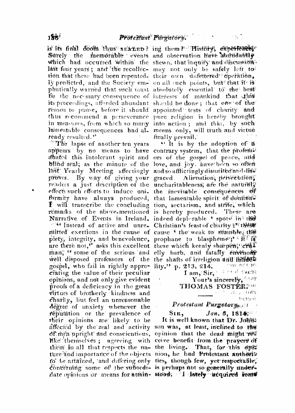 Monthly Repository (1806-1838) and Unitarian Chronicle (1832-1833): F Y, 1st edition - Untitled Article