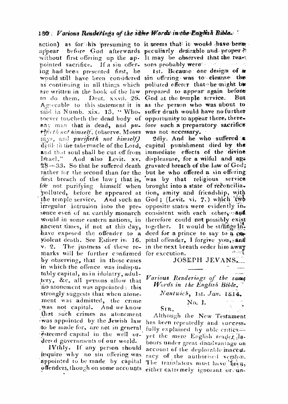 Monthly Repository (1806-1838) and Unitarian Chronicle (1832-1833): F Y, 1st edition: 44