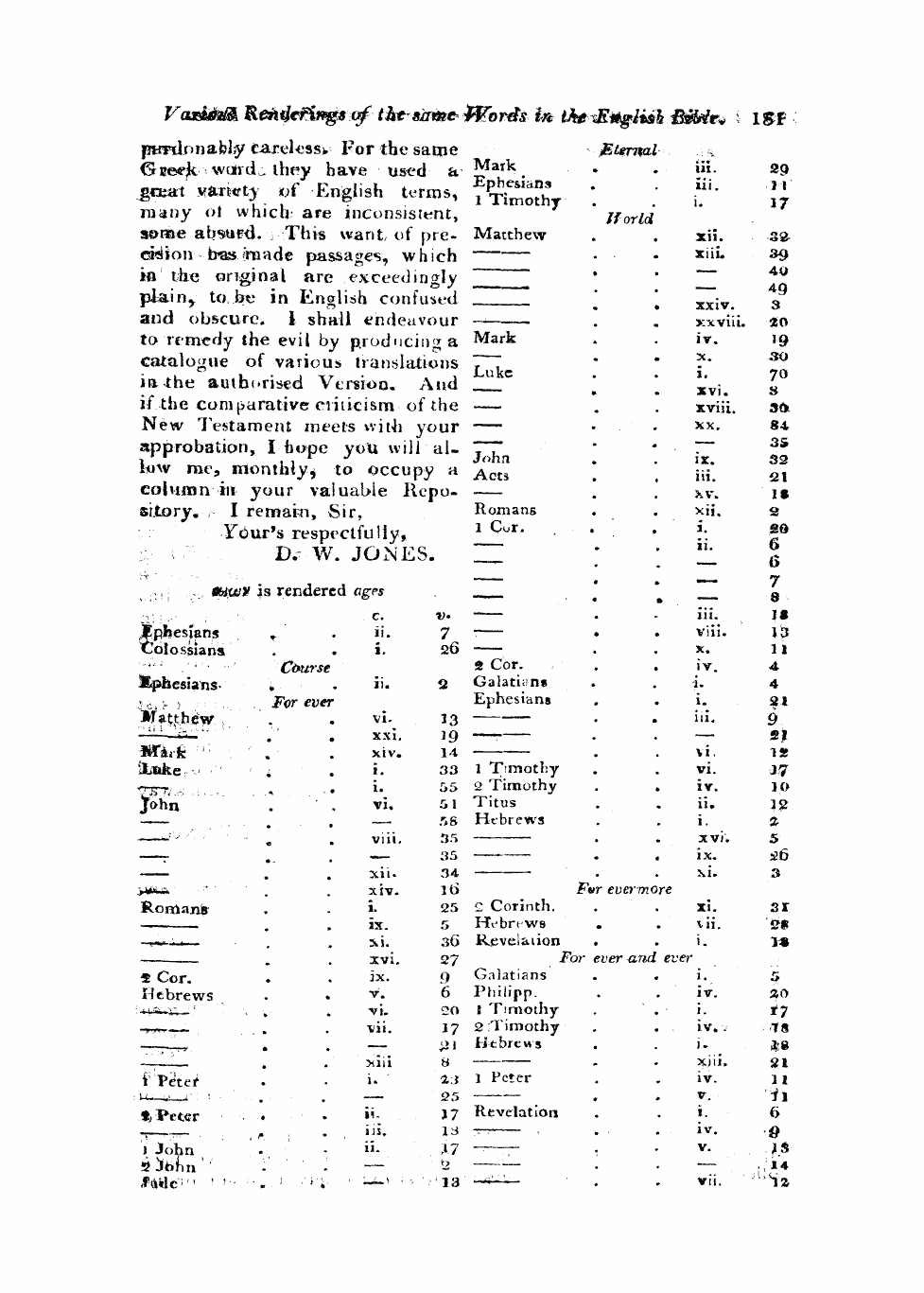 Monthly Repository (1806-1838) and Unitarian Chronicle (1832-1833): F Y, 1st edition - Untitled Article