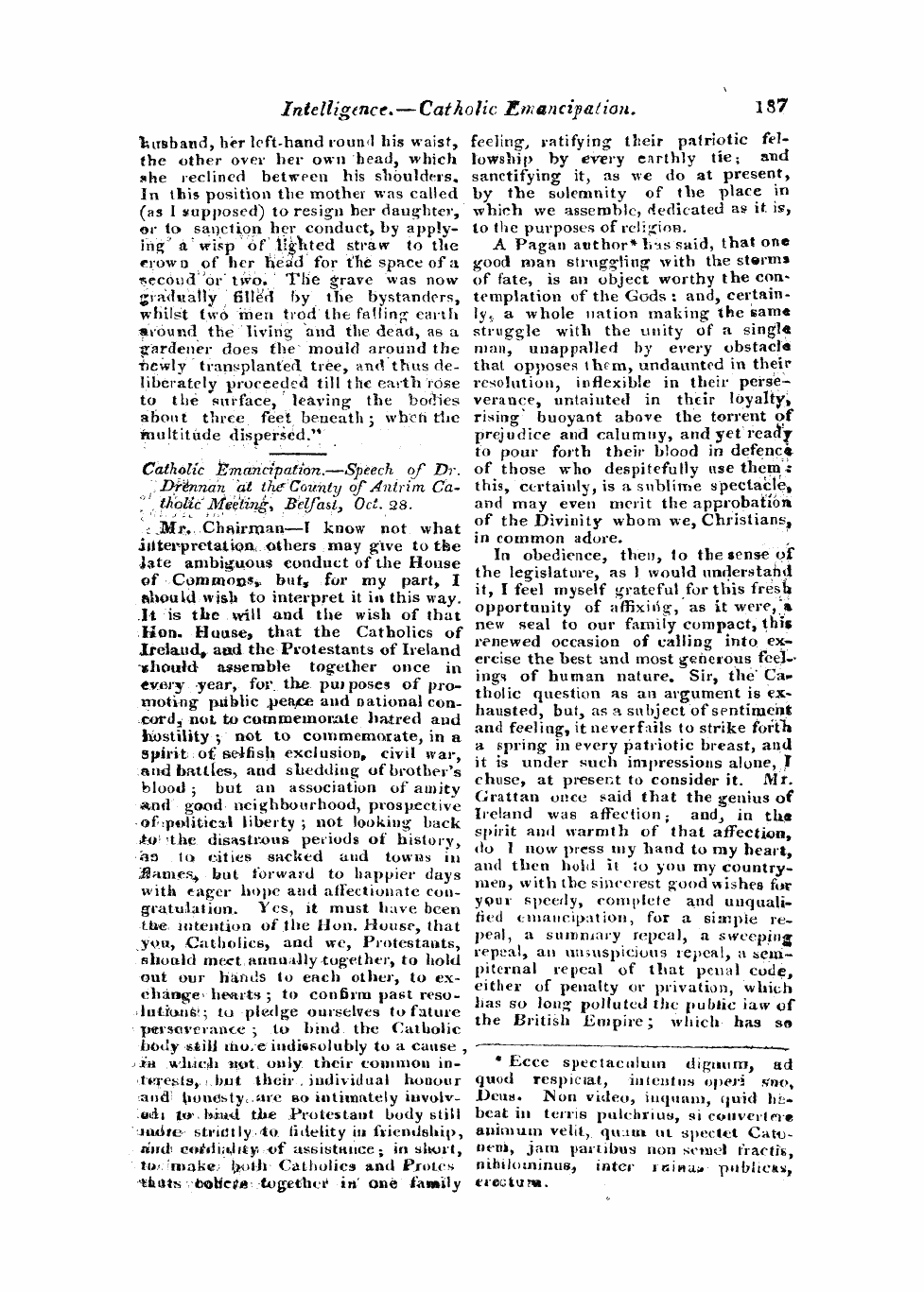 Monthly Repository (1806-1838) and Unitarian Chronicle (1832-1833): F Y, 1st edition - Untitled Article