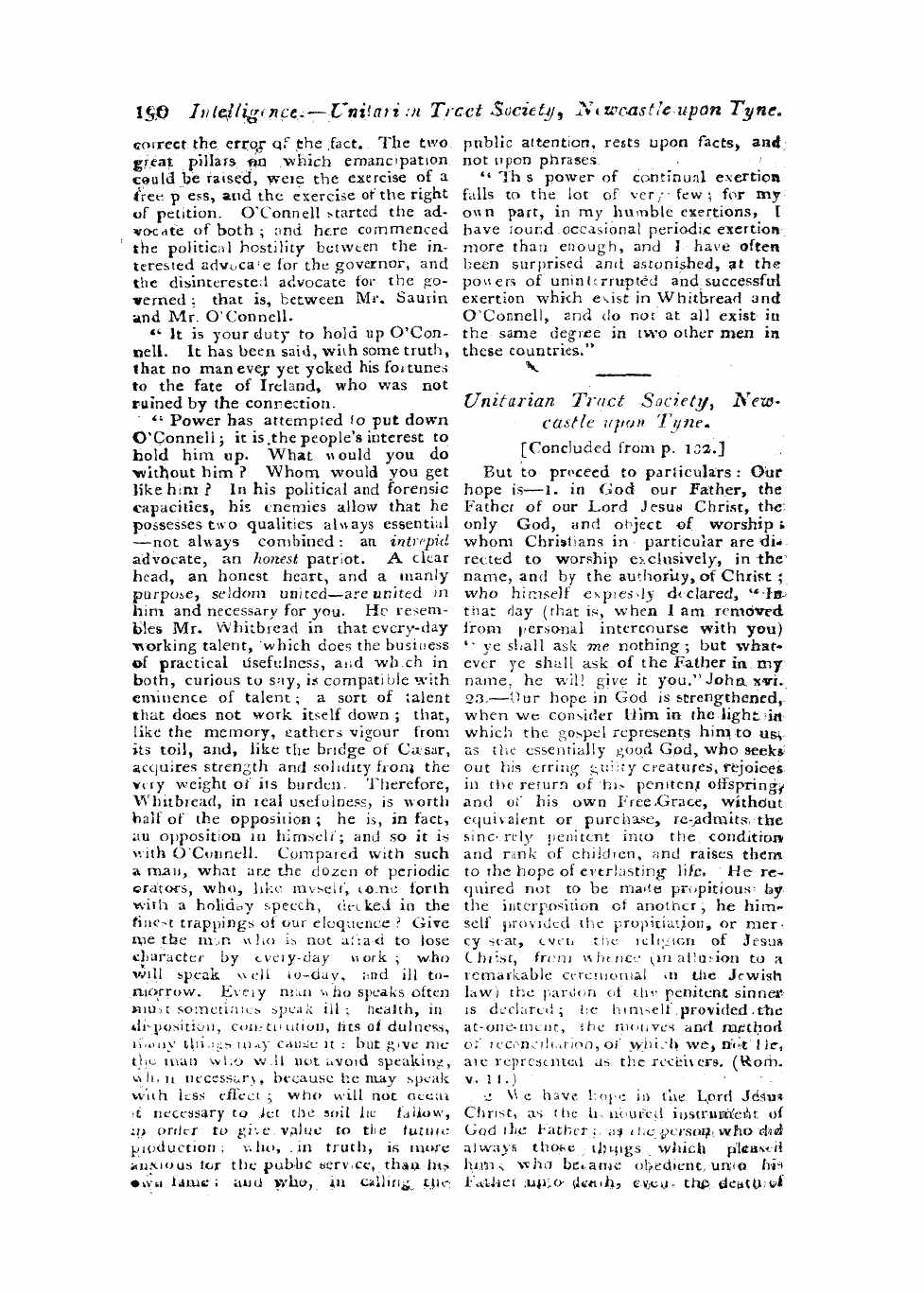 Monthly Repository (1806-1838) and Unitarian Chronicle (1832-1833): F Y, 1st edition: 54