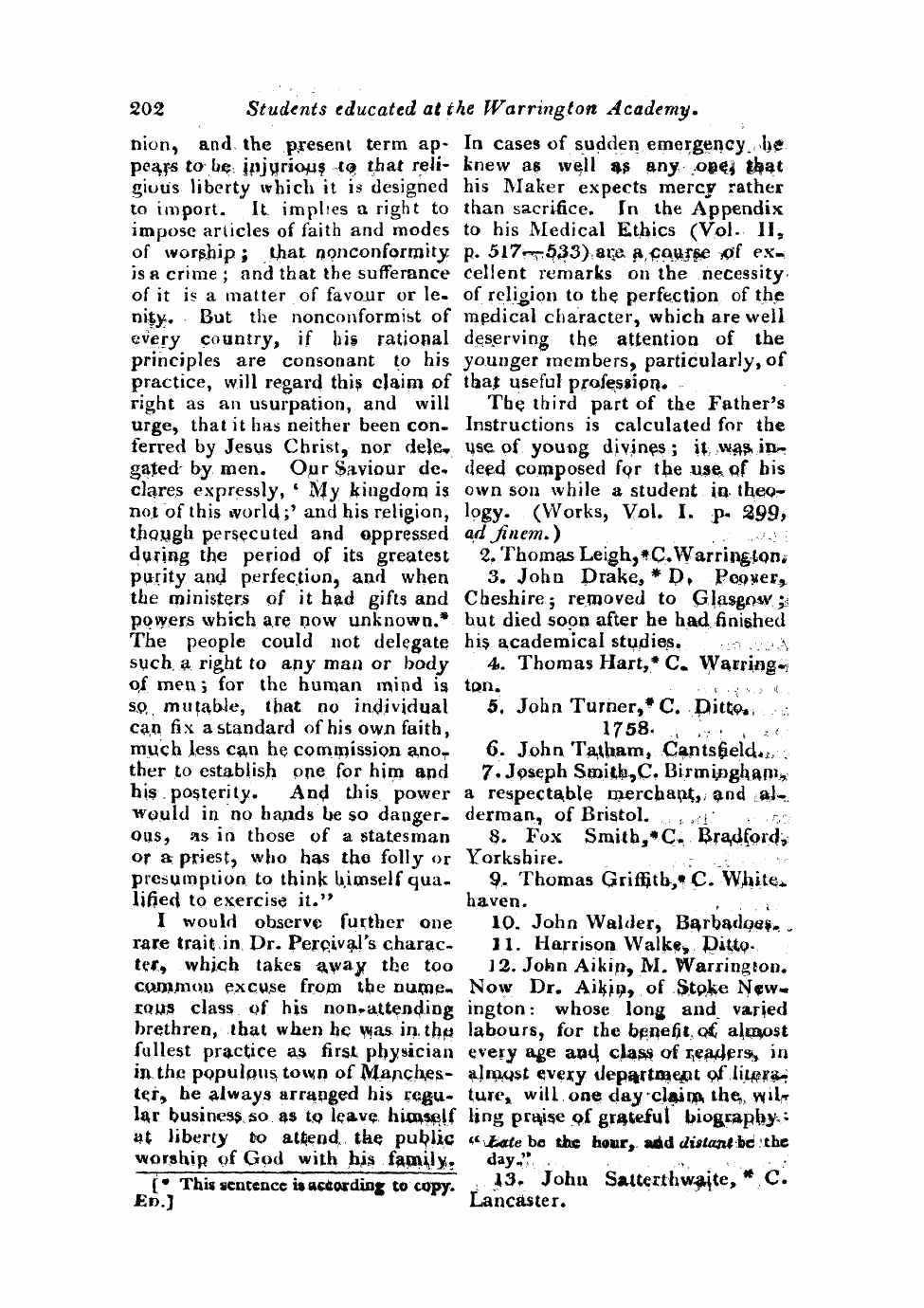 Monthly Repository (1806-1838) and Unitarian Chronicle (1832-1833): F Y, 1st edition: 2