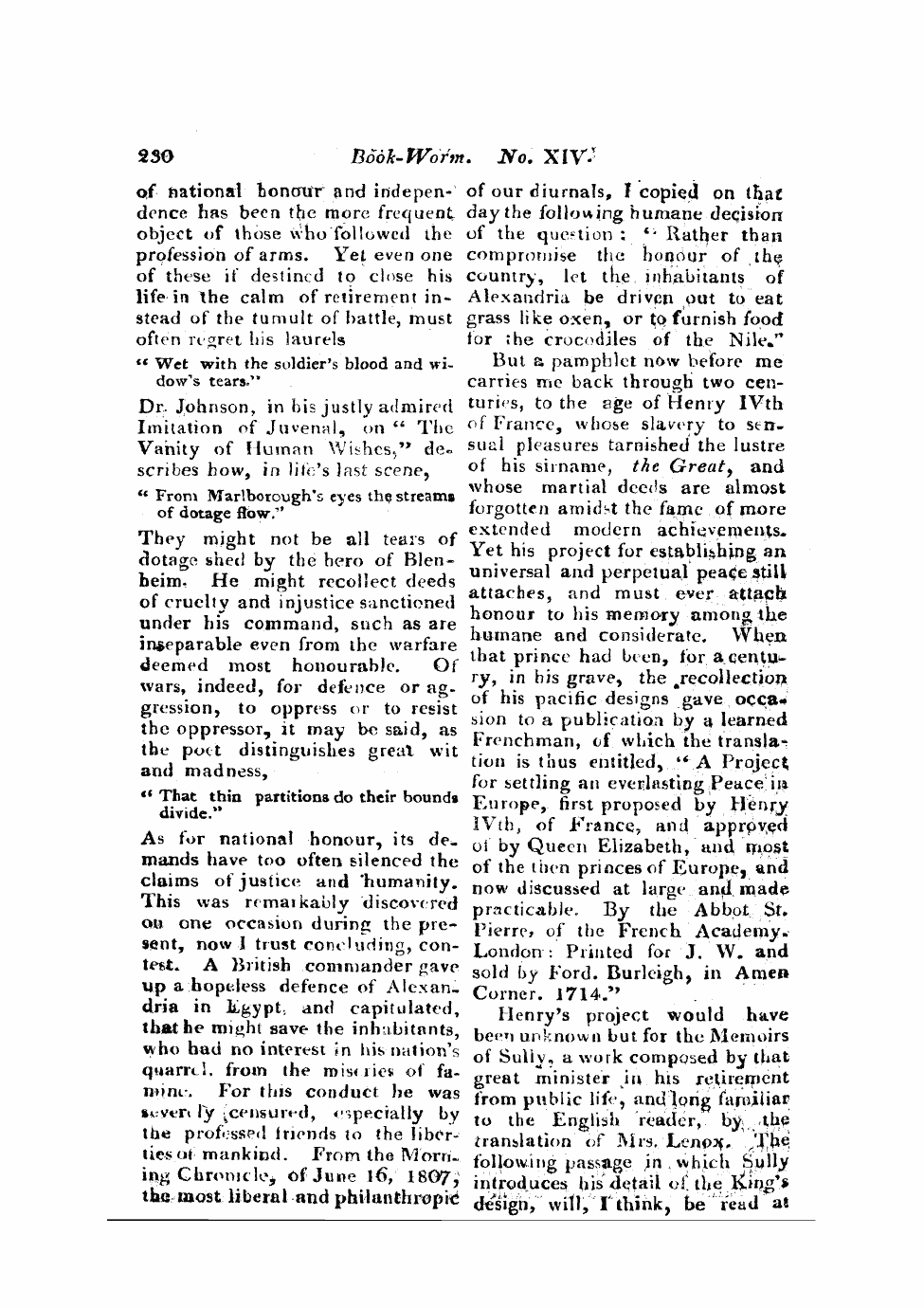 Monthly Repository (1806-1838) and Unitarian Chronicle (1832-1833): F Y, 1st edition - Untitled Article