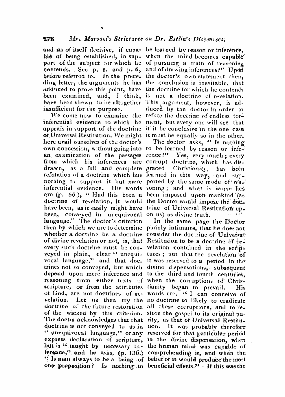 Monthly Repository (1806-1838) and Unitarian Chronicle (1832-1833): F Y, 1st edition - Untitled Article