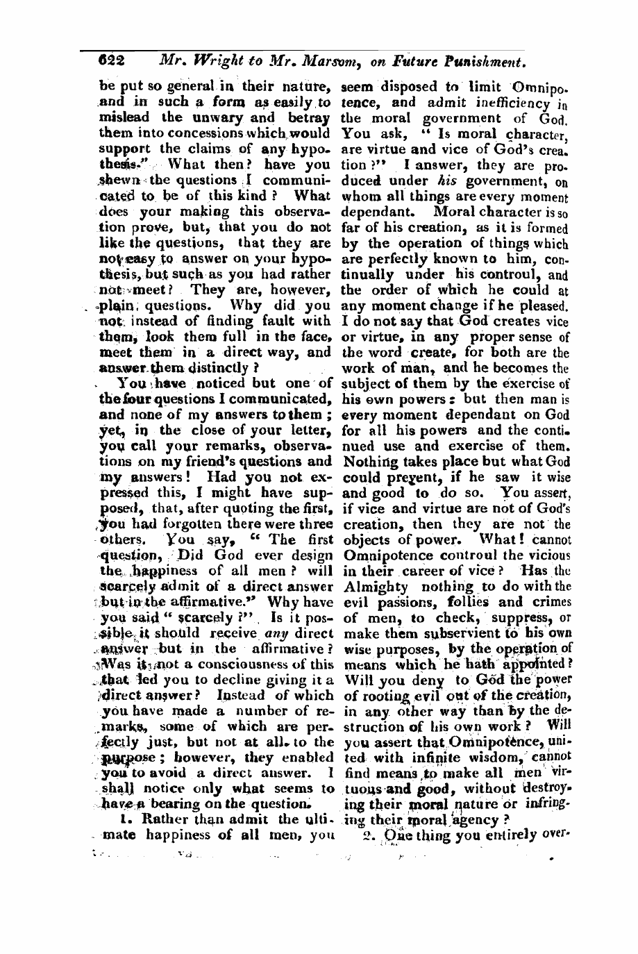 Monthly Repository (1806-1838) and Unitarian Chronicle (1832-1833): F Y, 1st edition - Untitled Article