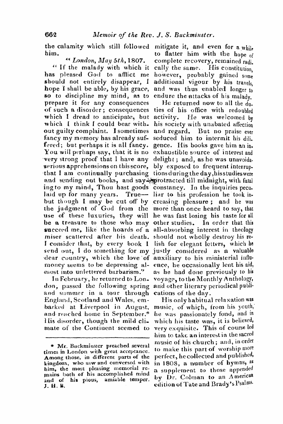 Monthly Repository (1806-1838) and Unitarian Chronicle (1832-1833): F Y, 1st edition - Untitled Article