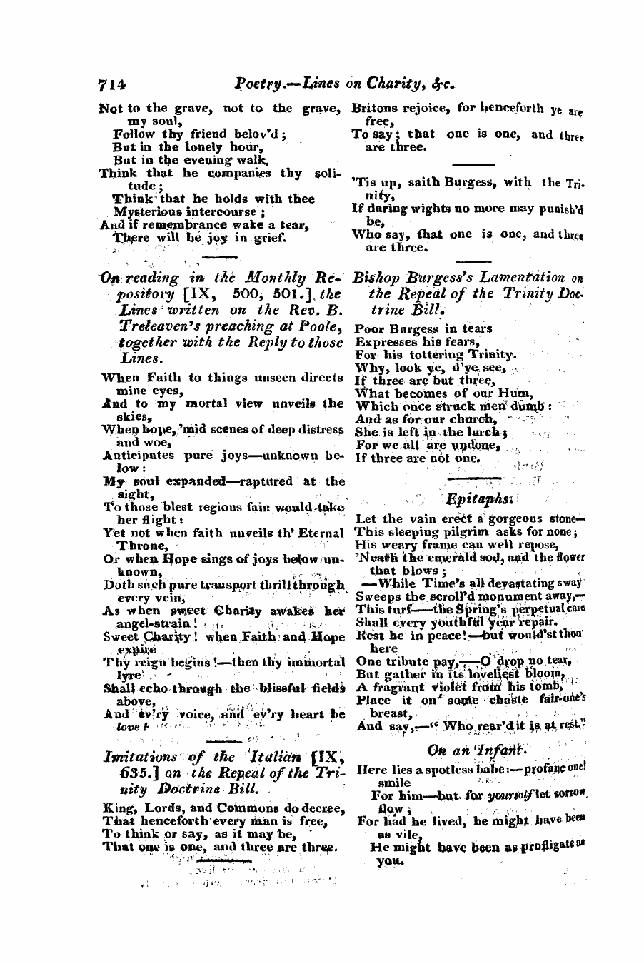 Monthly Repository (1806-1838) and Unitarian Chronicle (1832-1833): F Y, 1st edition - Untitled Article