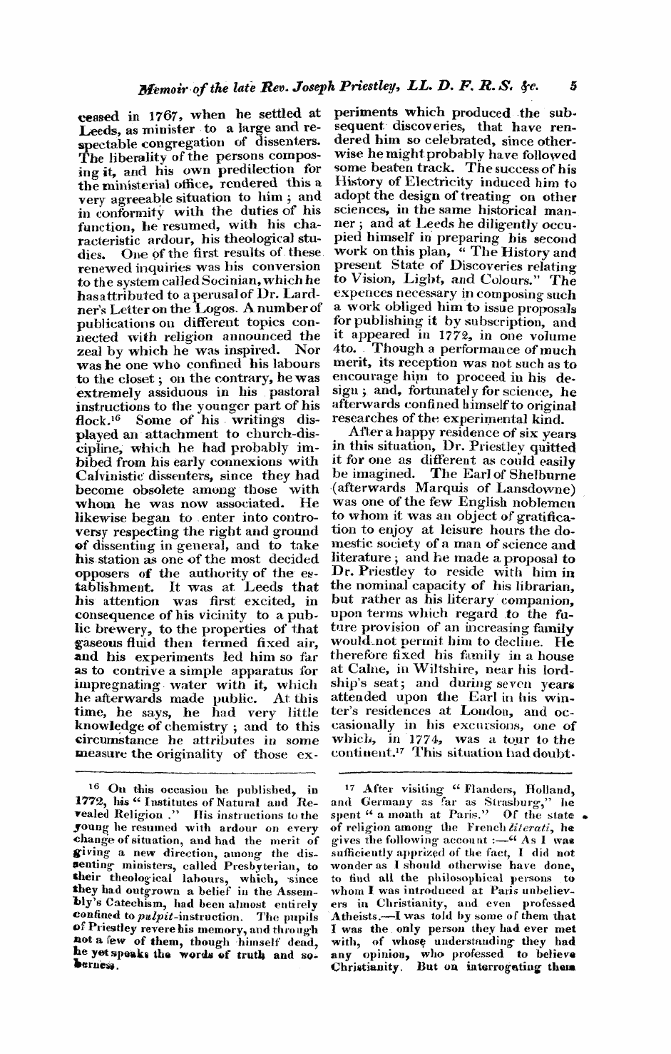 Monthly Repository (1806-1838) and Unitarian Chronicle (1832-1833): F Y, 1st edition - Untitled Article