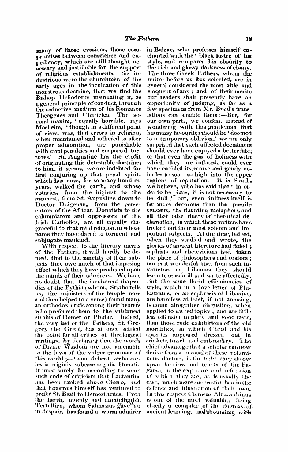 Monthly Repository (1806-1838) and Unitarian Chronicle (1832-1833): F Y, 1st edition: 19