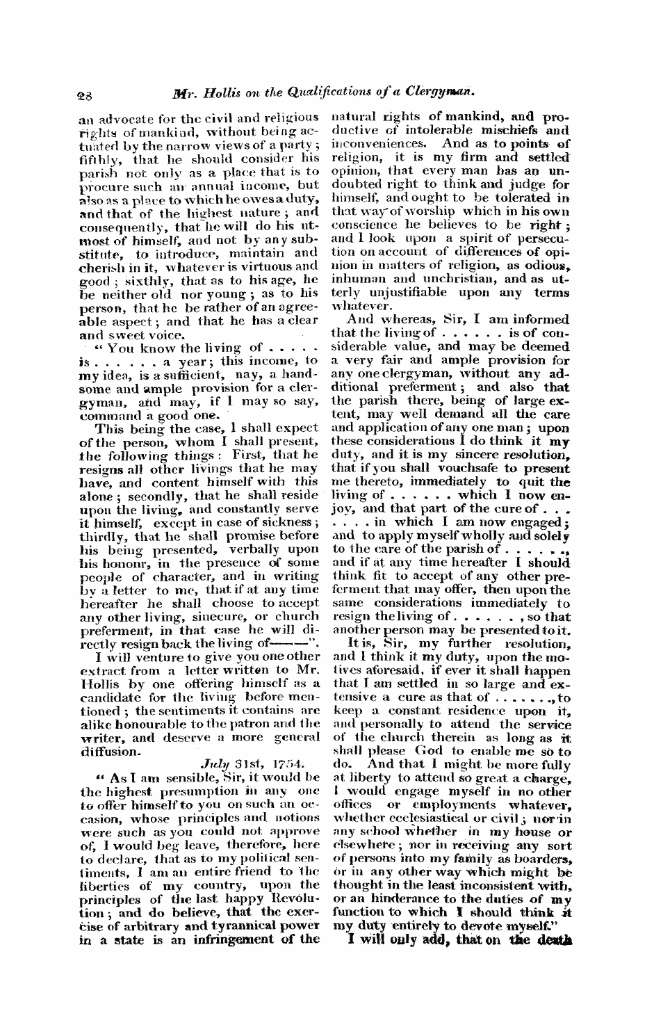 Monthly Repository (1806-1838) and Unitarian Chronicle (1832-1833): F Y, 1st edition - Untitled Article