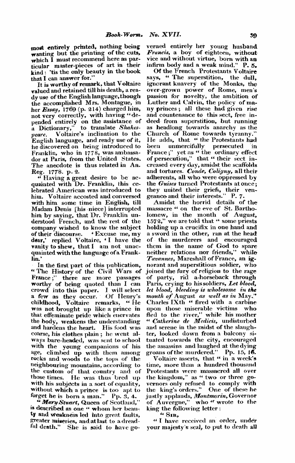 Monthly Repository (1806-1838) and Unitarian Chronicle (1832-1833): F Y, 1st edition - Untitled Article