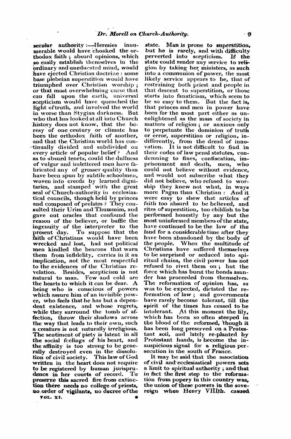 Monthly Repository (1806-1838) and Unitarian Chronicle (1832-1833): F Y, 1st edition - Untitled Article