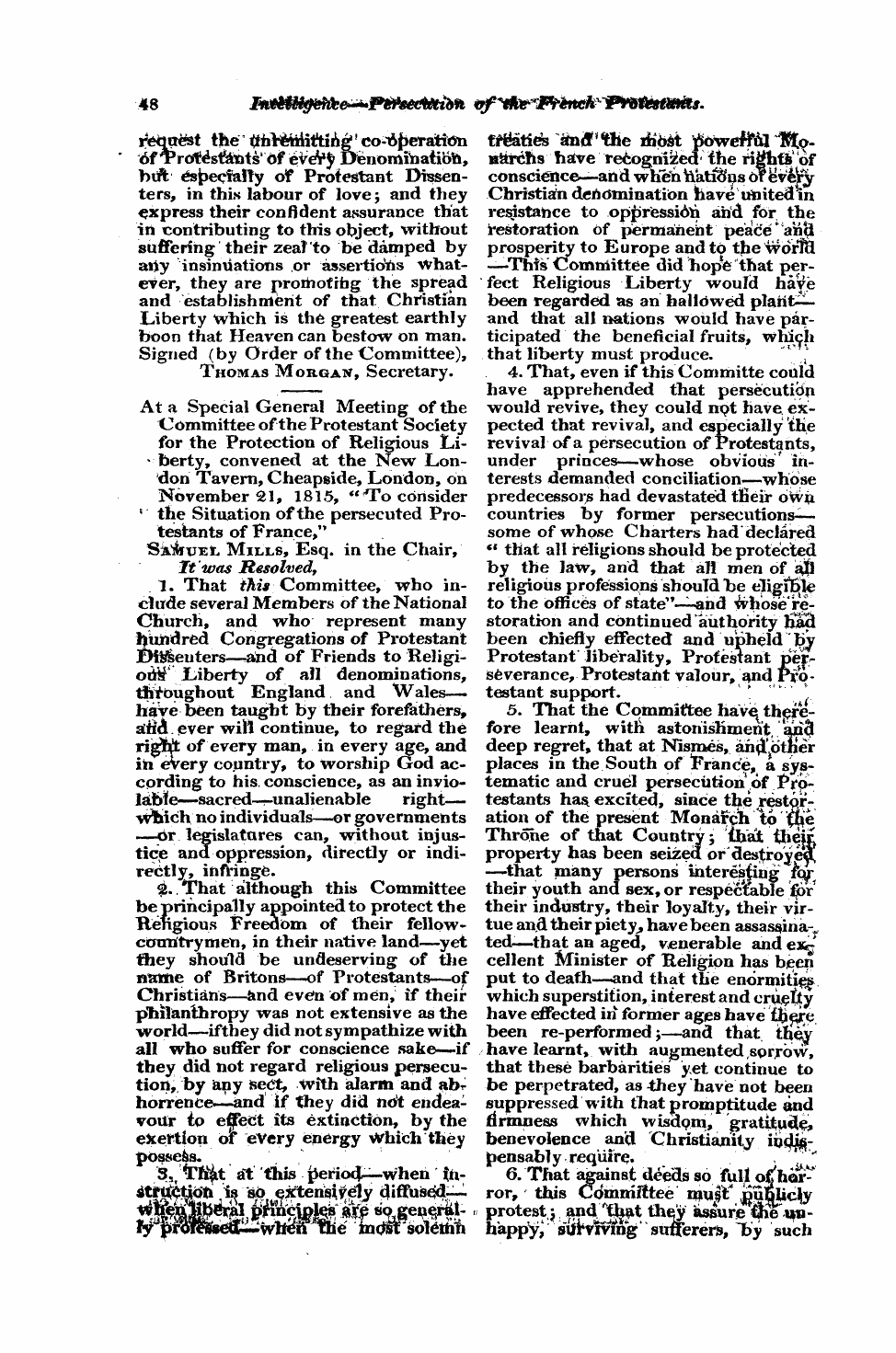 Monthly Repository (1806-1838) and Unitarian Chronicle (1832-1833): F Y, 1st edition - Untitled Article