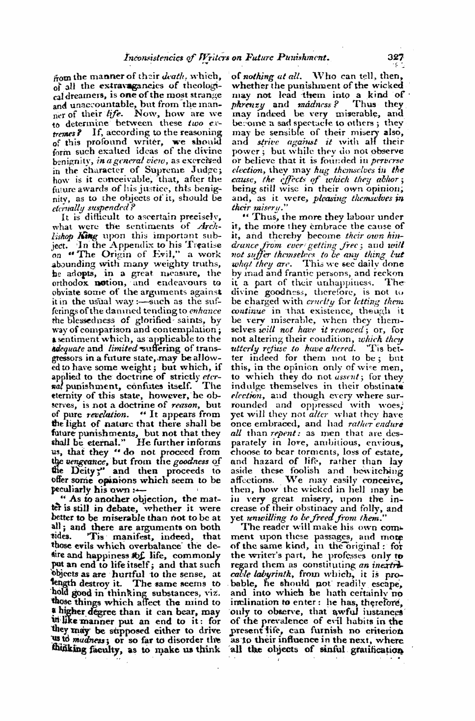 Monthly Repository (1806-1838) and Unitarian Chronicle (1832-1833): F Y, 1st edition - Untitled Article