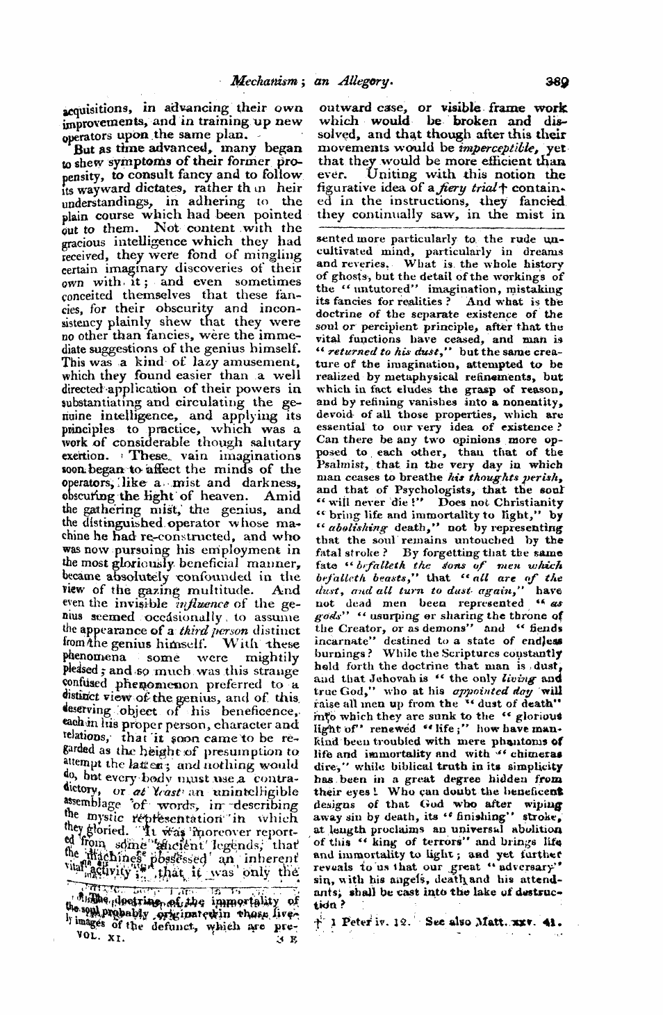 Monthly Repository (1806-1838) and Unitarian Chronicle (1832-1833): F Y, 1st edition - Untitled Article