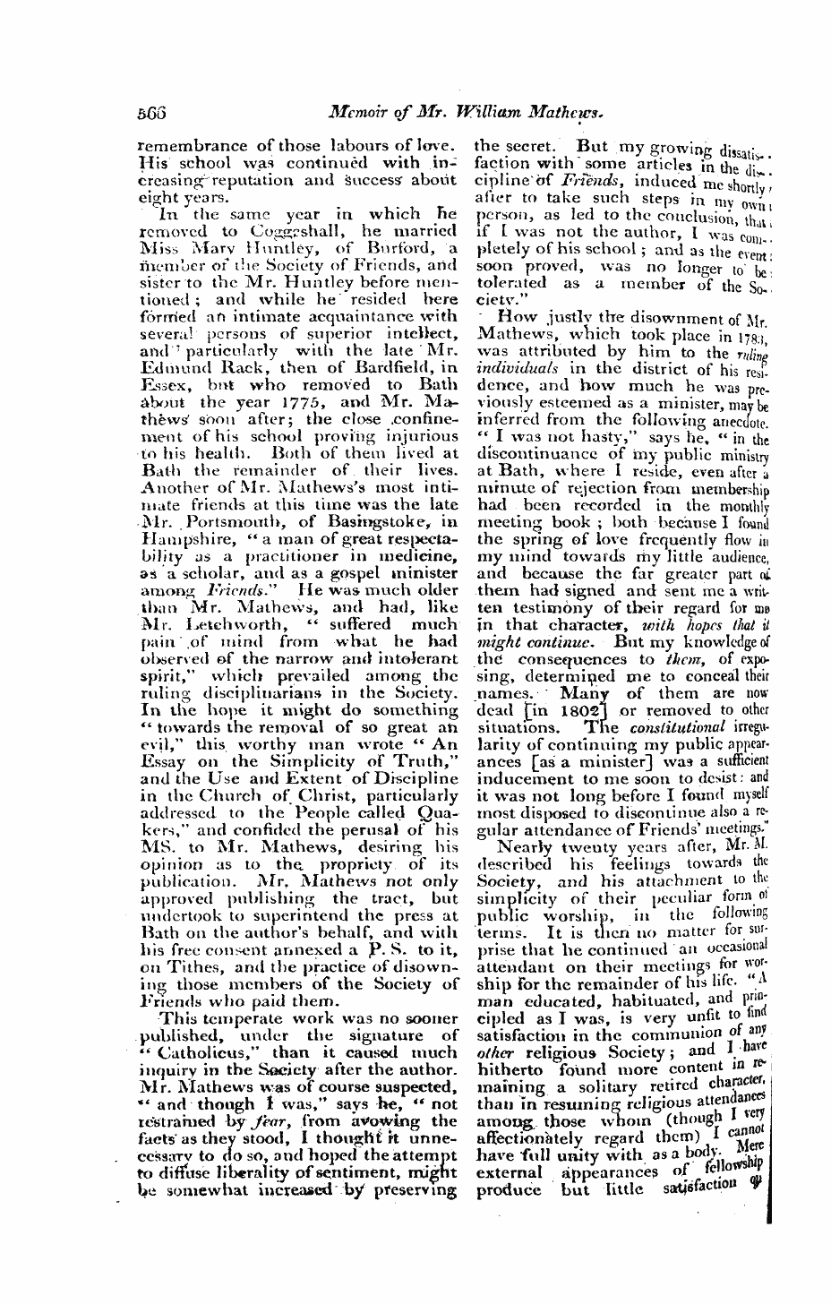 Monthly Repository (1806-1838) and Unitarian Chronicle (1832-1833): F Y, 1st edition - Untitled Article