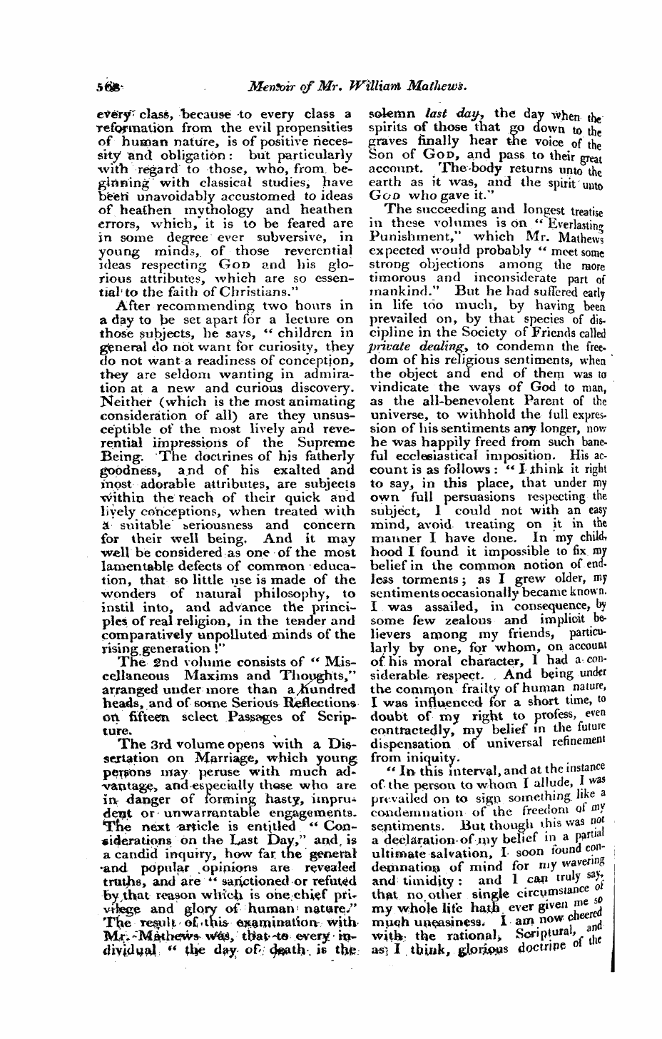 Monthly Repository (1806-1838) and Unitarian Chronicle (1832-1833): F Y, 1st edition - Untitled Article