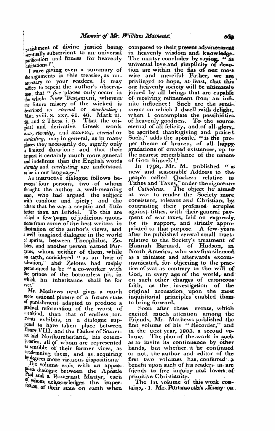 Monthly Repository (1806-1838) and Unitarian Chronicle (1832-1833): F Y, 1st edition - Untitled Article