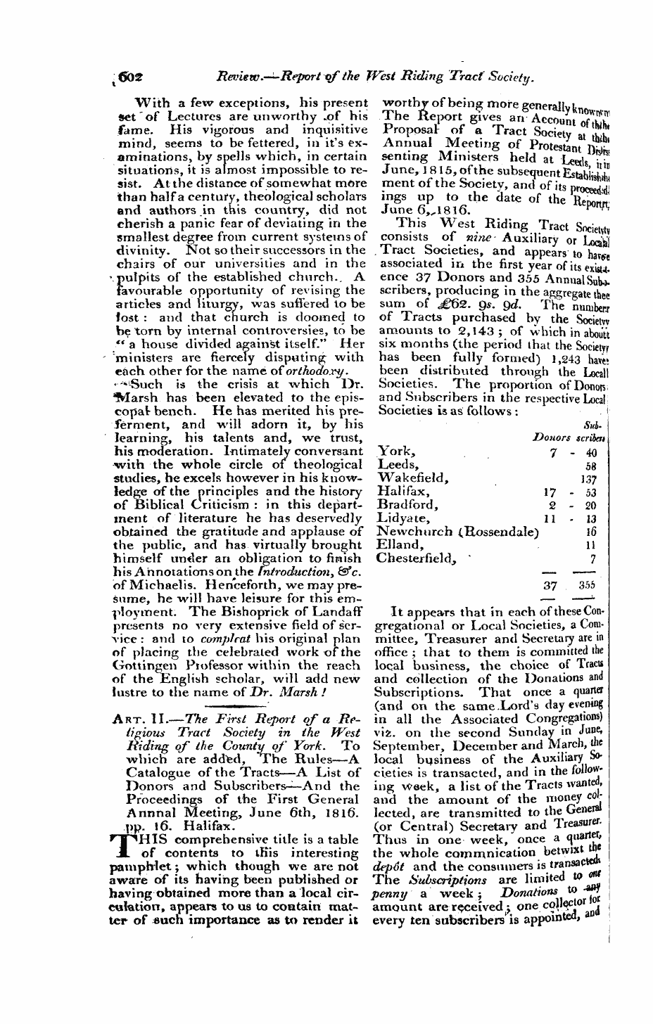 Monthly Repository (1806-1838) and Unitarian Chronicle (1832-1833): F Y, 1st edition: 38