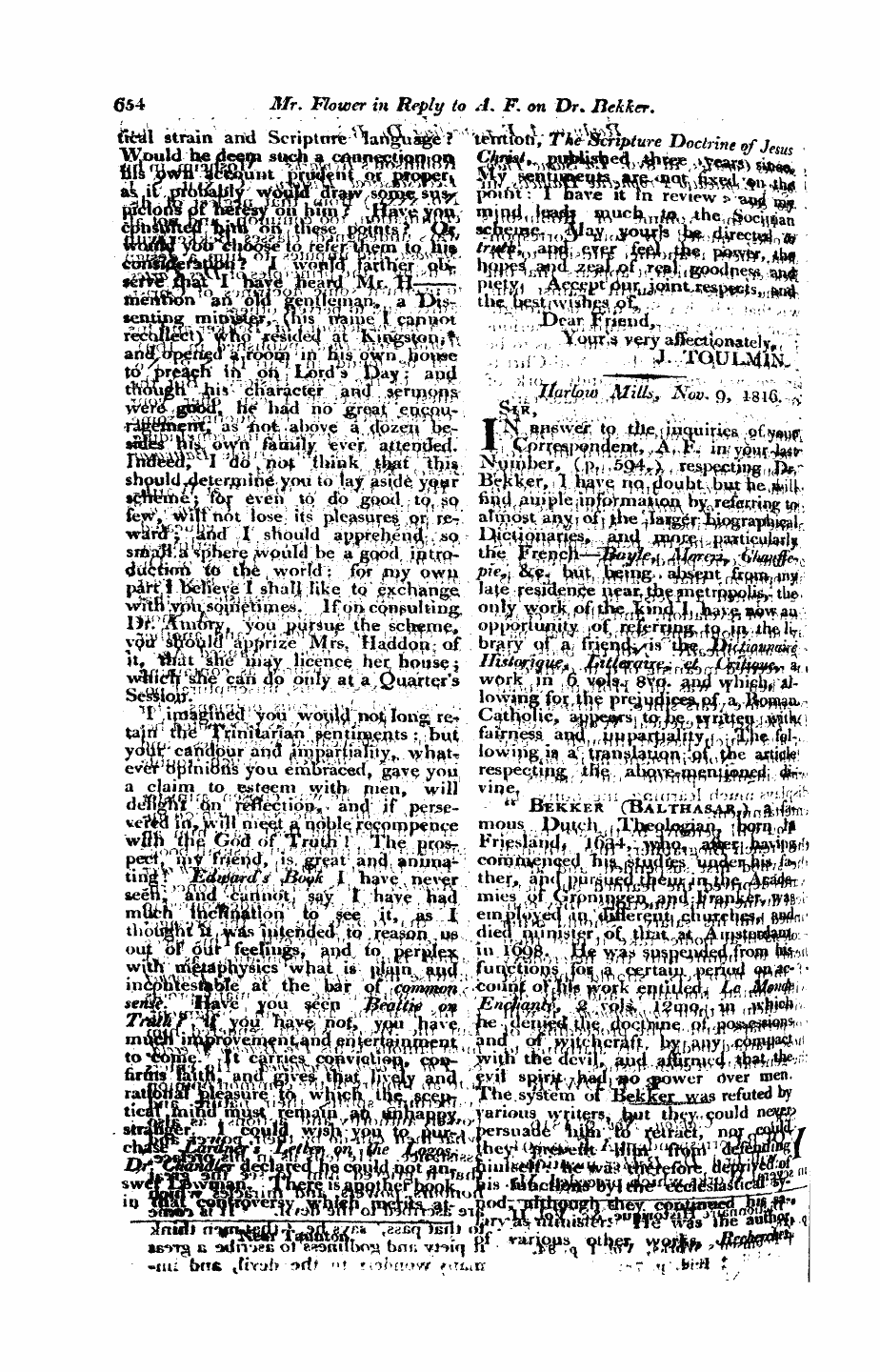 Monthly Repository (1806-1838) and Unitarian Chronicle (1832-1833): F Y, 1st edition: 26