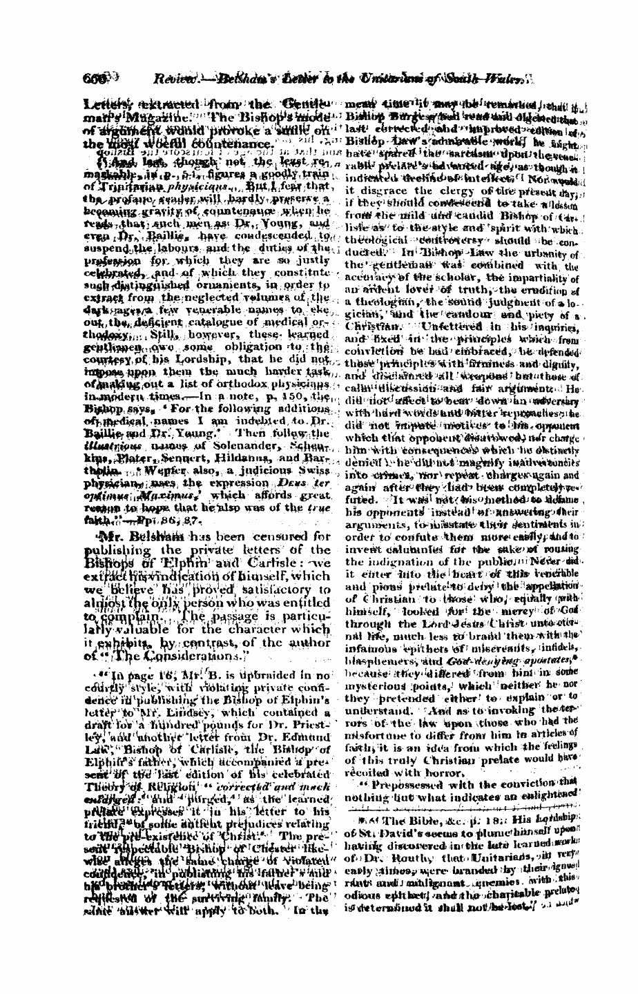 Monthly Repository (1806-1838) and Unitarian Chronicle (1832-1833): F Y, 1st edition: 38