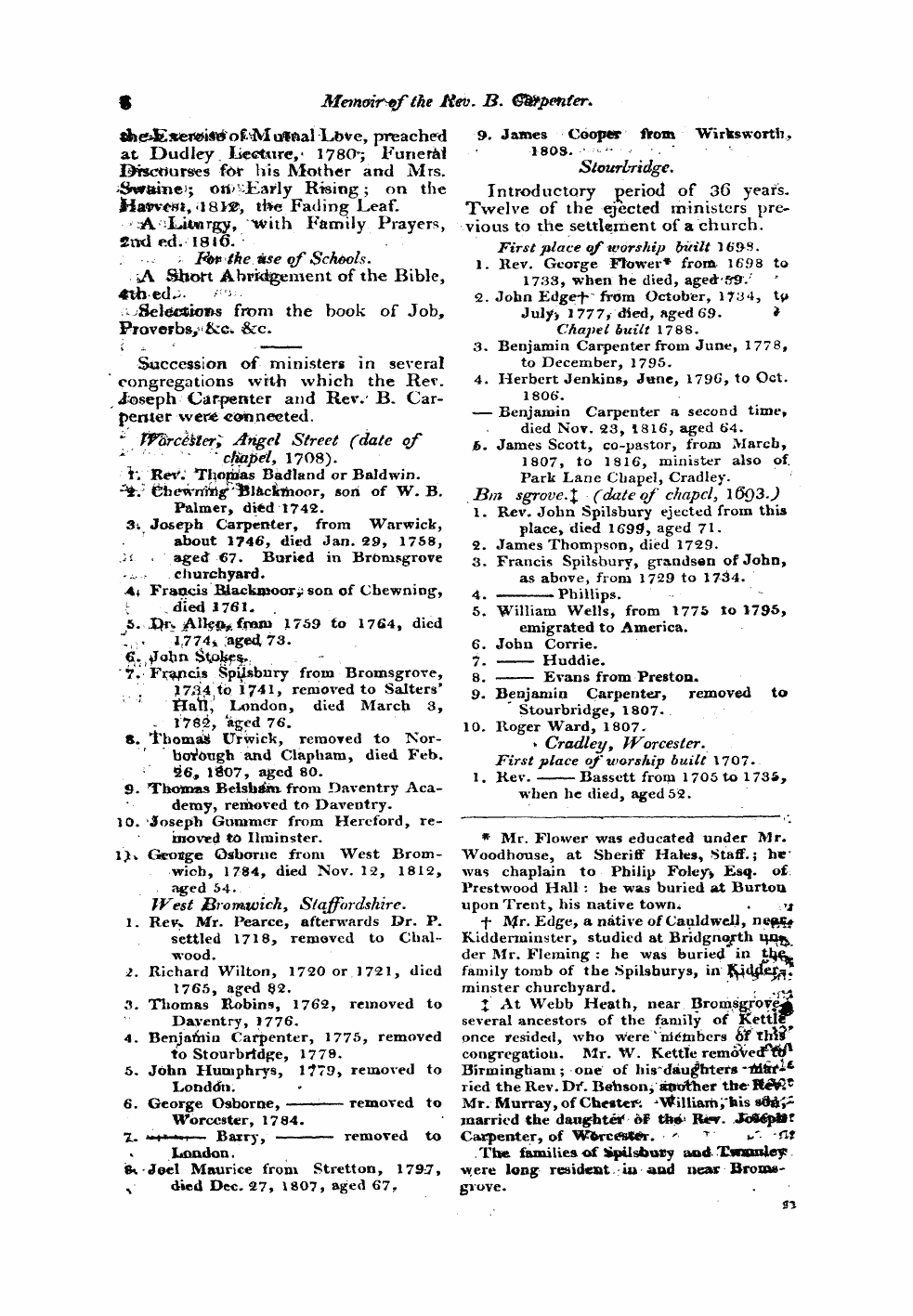 Monthly Repository (1806-1838) and Unitarian Chronicle (1832-1833): F Y, 1st edition: 6