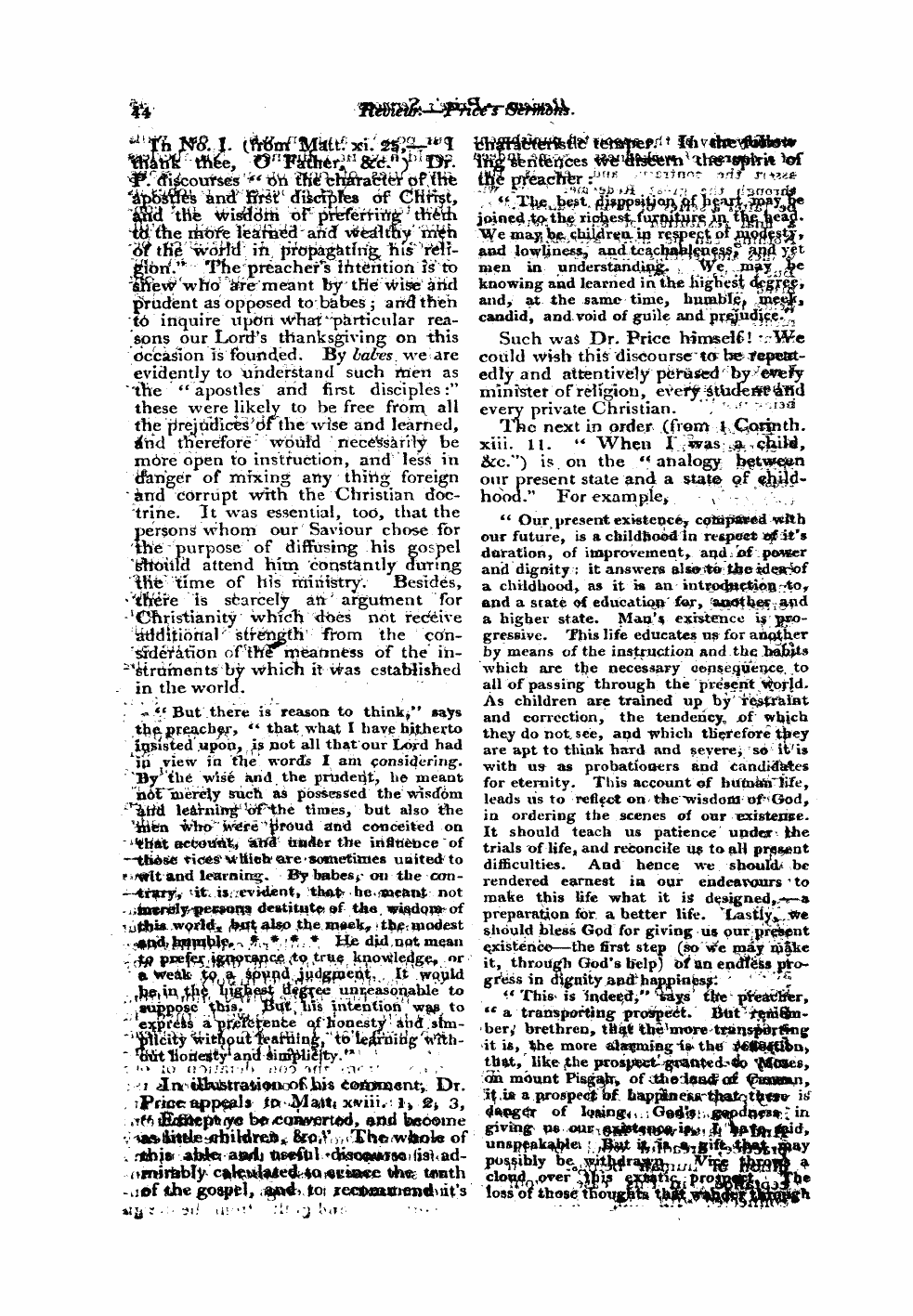 Monthly Repository (1806-1838) and Unitarian Chronicle (1832-1833): F Y, 1st edition - Untitled Article