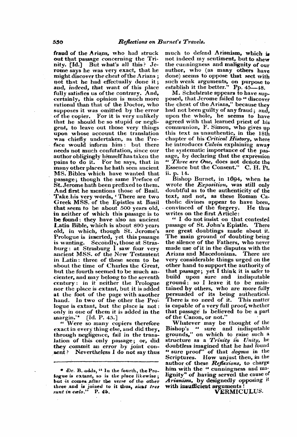 Monthly Repository (1806-1838) and Unitarian Chronicle (1832-1833): F Y, 1st edition - Untitled Article