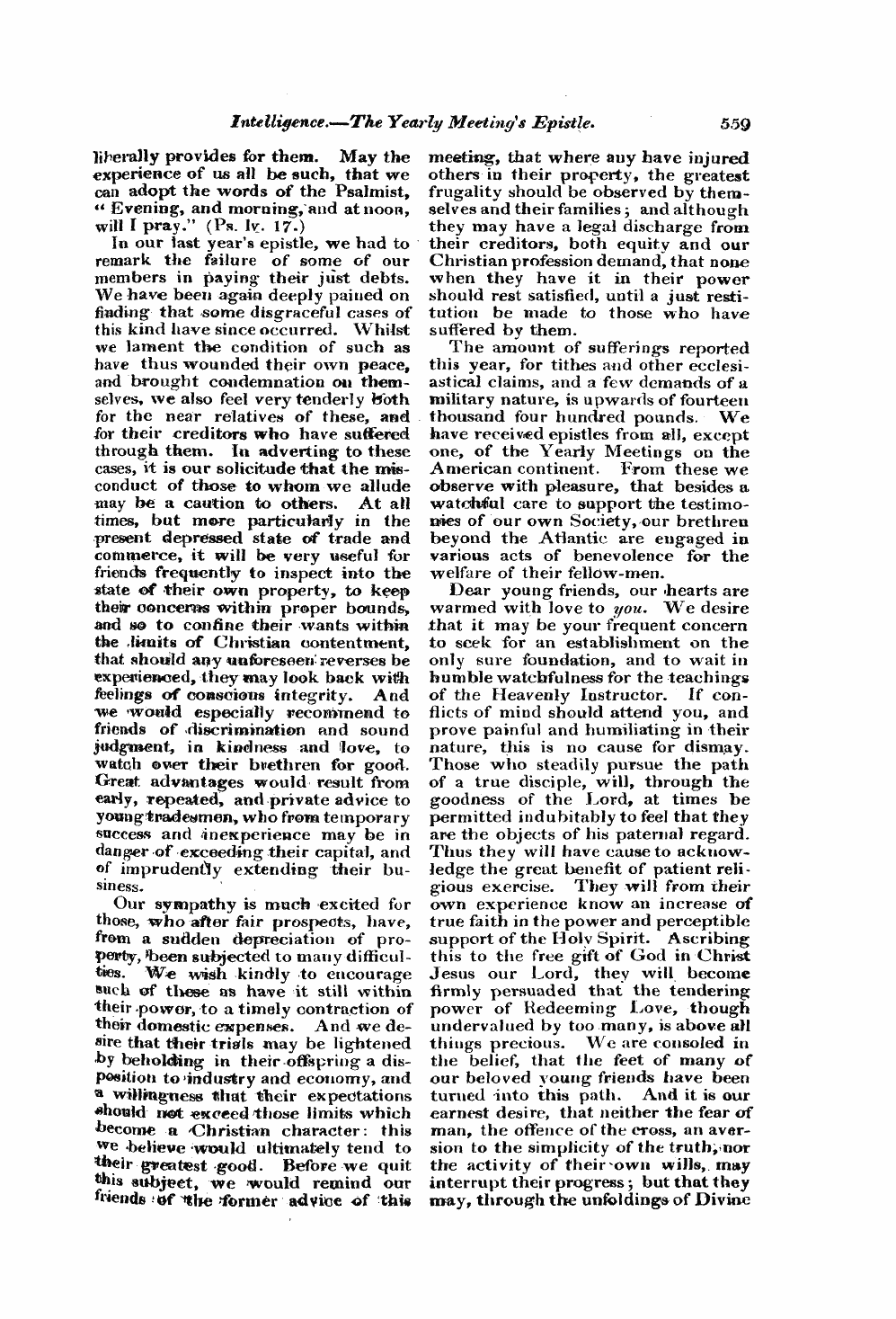 Monthly Repository (1806-1838) and Unitarian Chronicle (1832-1833): F Y, 1st edition - Untitled Article