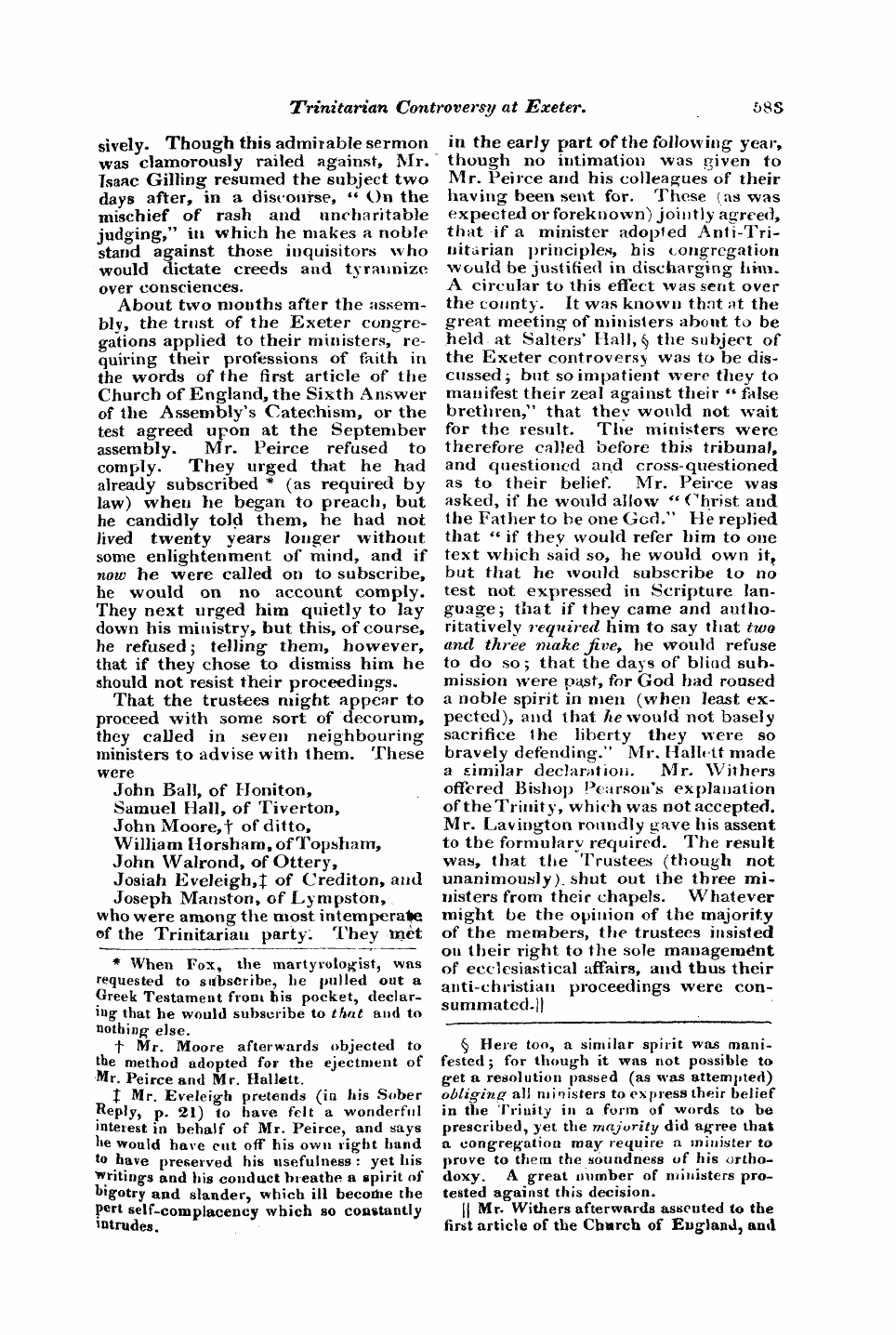 Monthly Repository (1806-1838) and Unitarian Chronicle (1832-1833): F Y, 1st edition: 11
