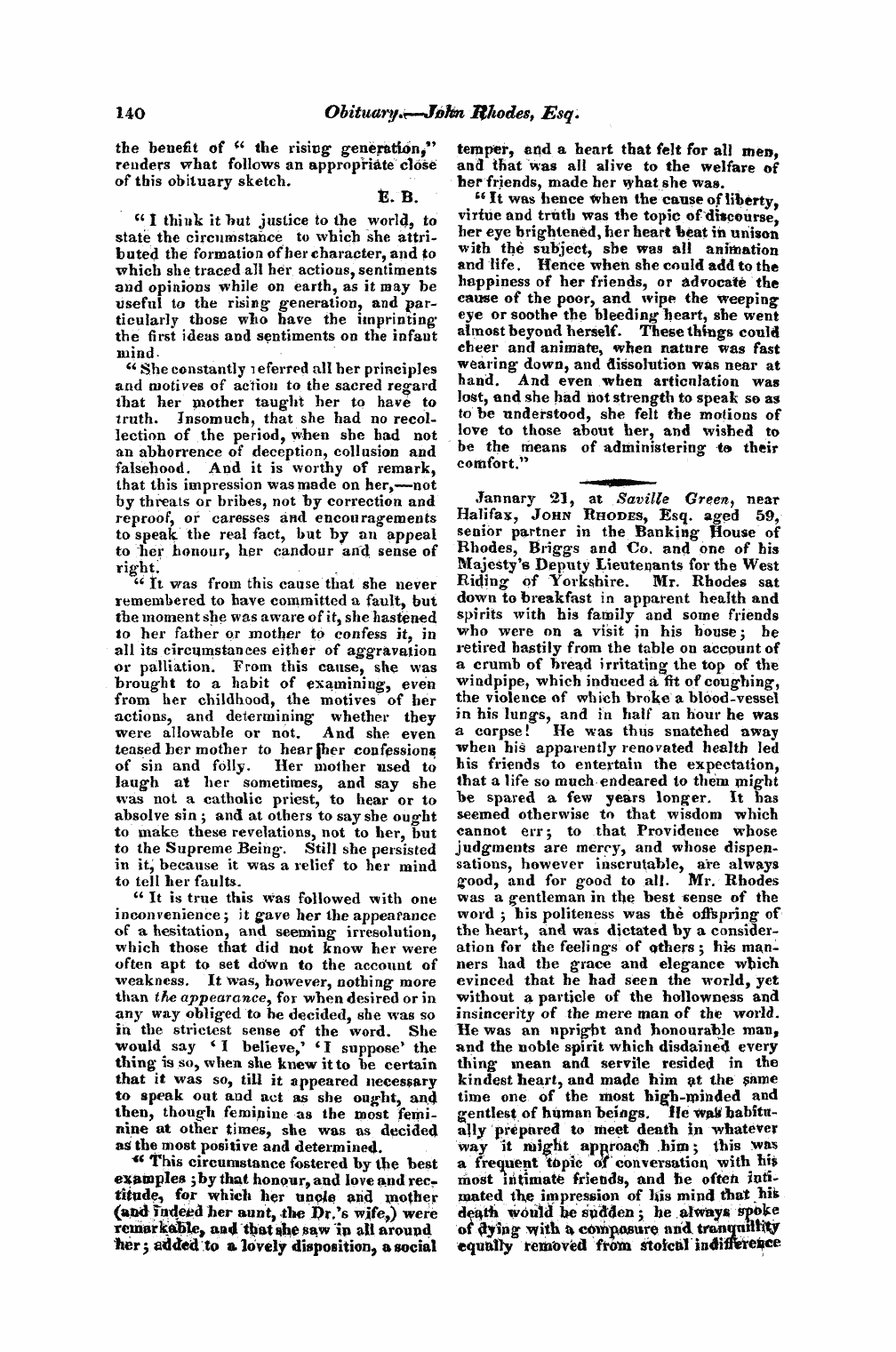 Monthly Repository (1806-1838) and Unitarian Chronicle (1832-1833): F Y, 1st edition: 60