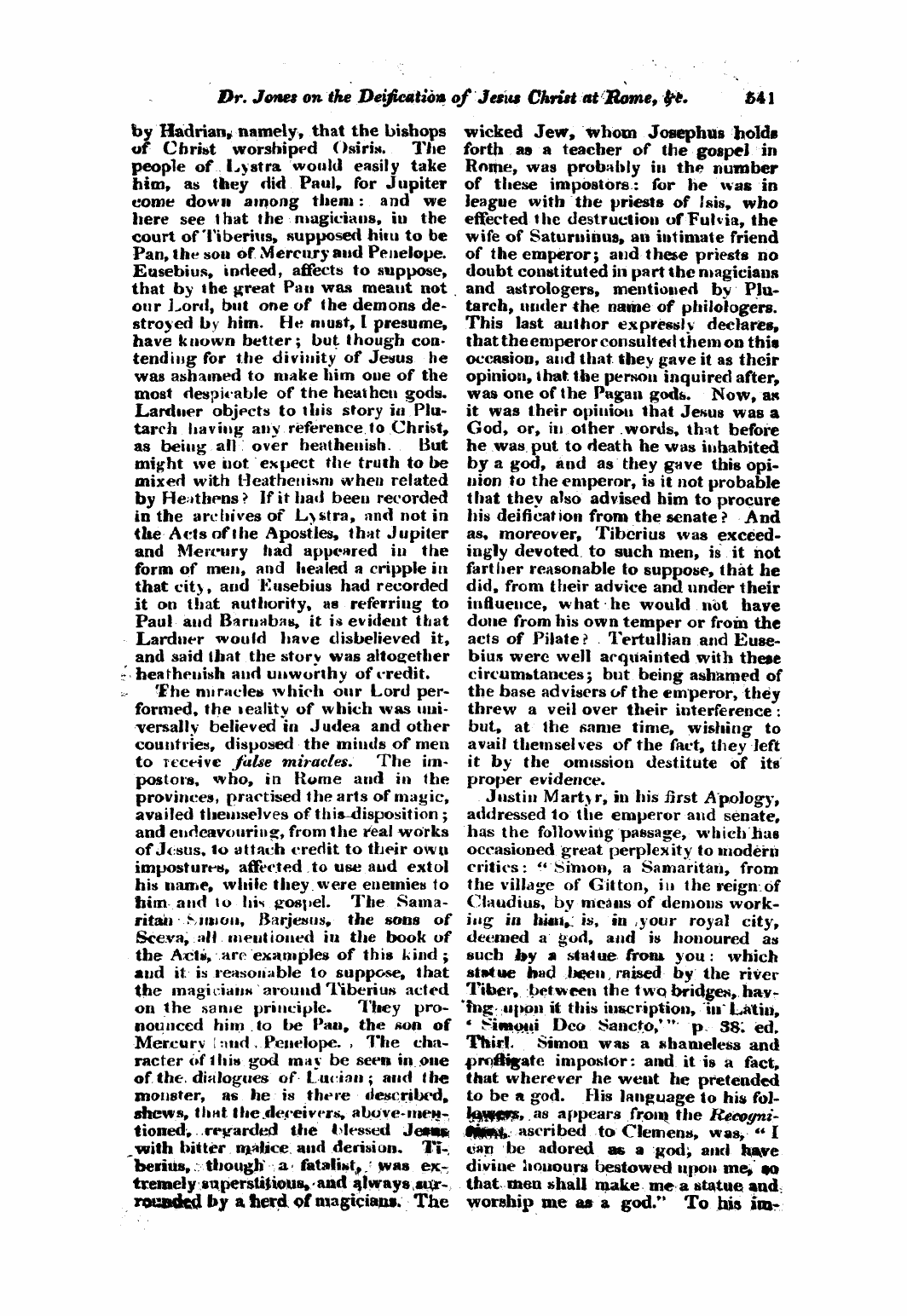 Monthly Repository (1806-1838) and Unitarian Chronicle (1832-1833): F Y, 1st edition - Untitled Article