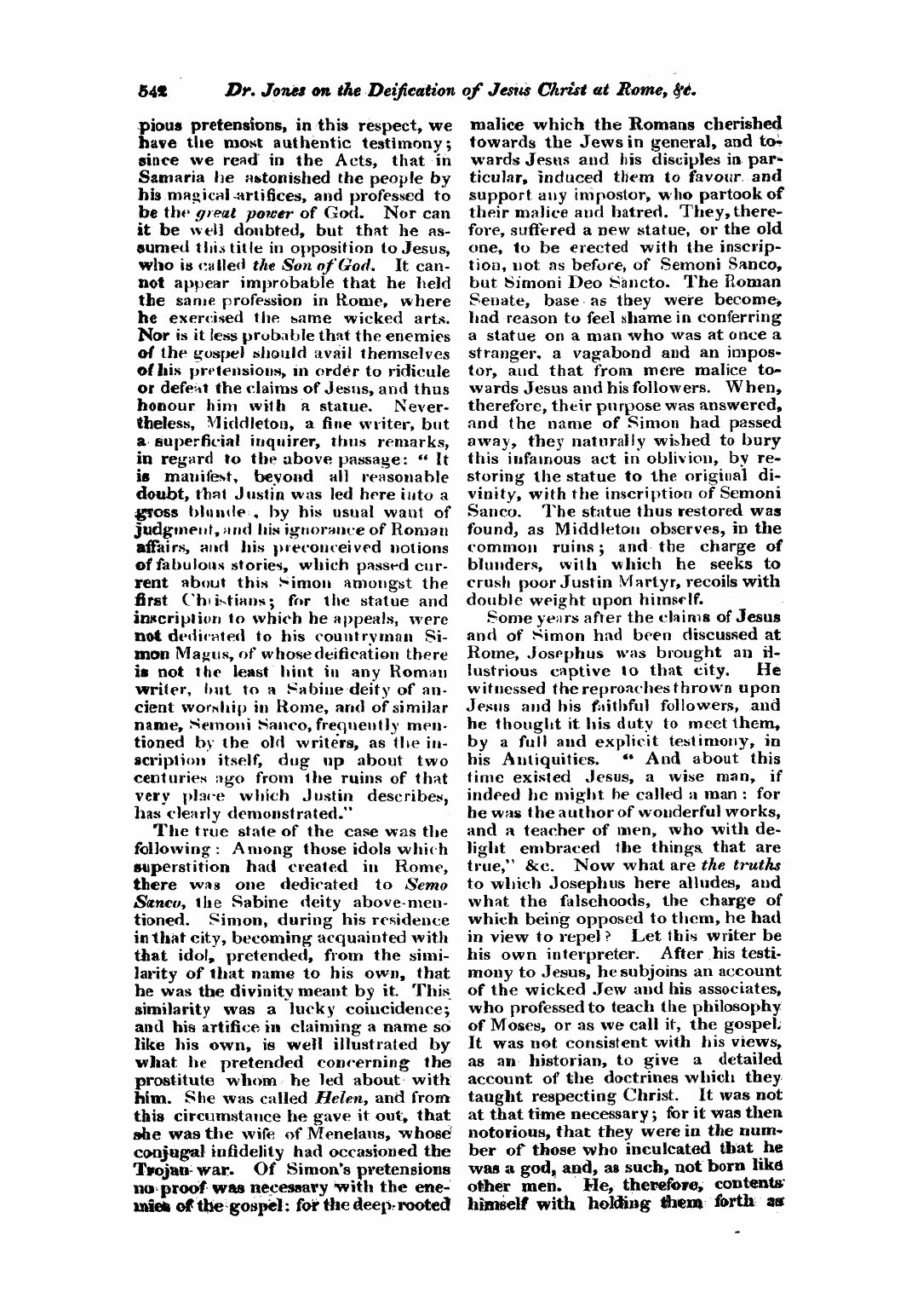 Monthly Repository (1806-1838) and Unitarian Chronicle (1832-1833): F Y, 1st edition - Untitled Article