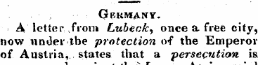 Gp/KMANY. A letter from Lubeck, once a f...