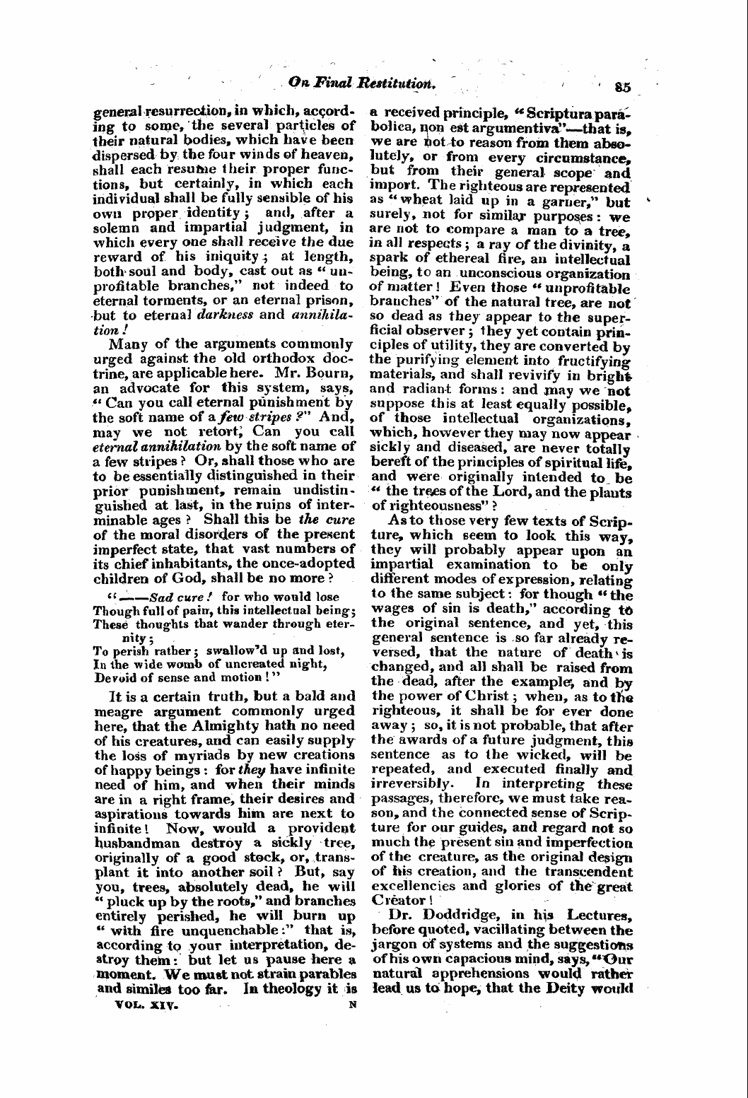 Monthly Repository (1806-1838) and Unitarian Chronicle (1832-1833): F Y, 1st edition, Supplement: 17
