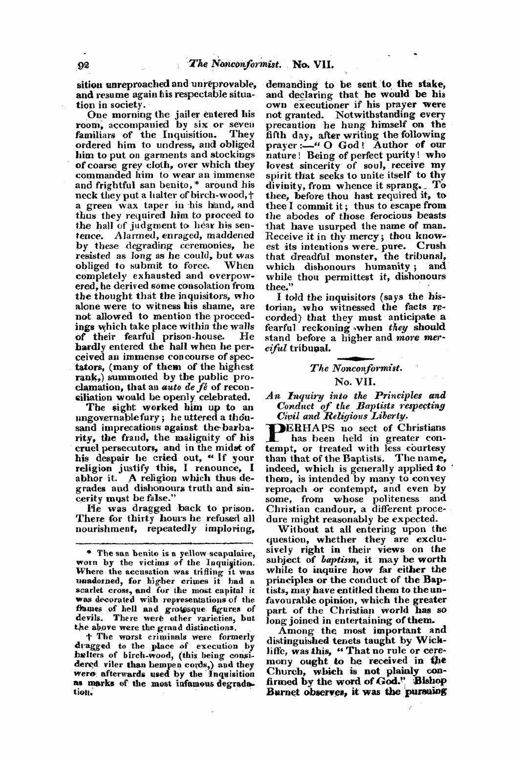 Monthly Repository (1806-1838) and Unitarian Chronicle (1832-1833): F Y, 1st edition - Untitled Article