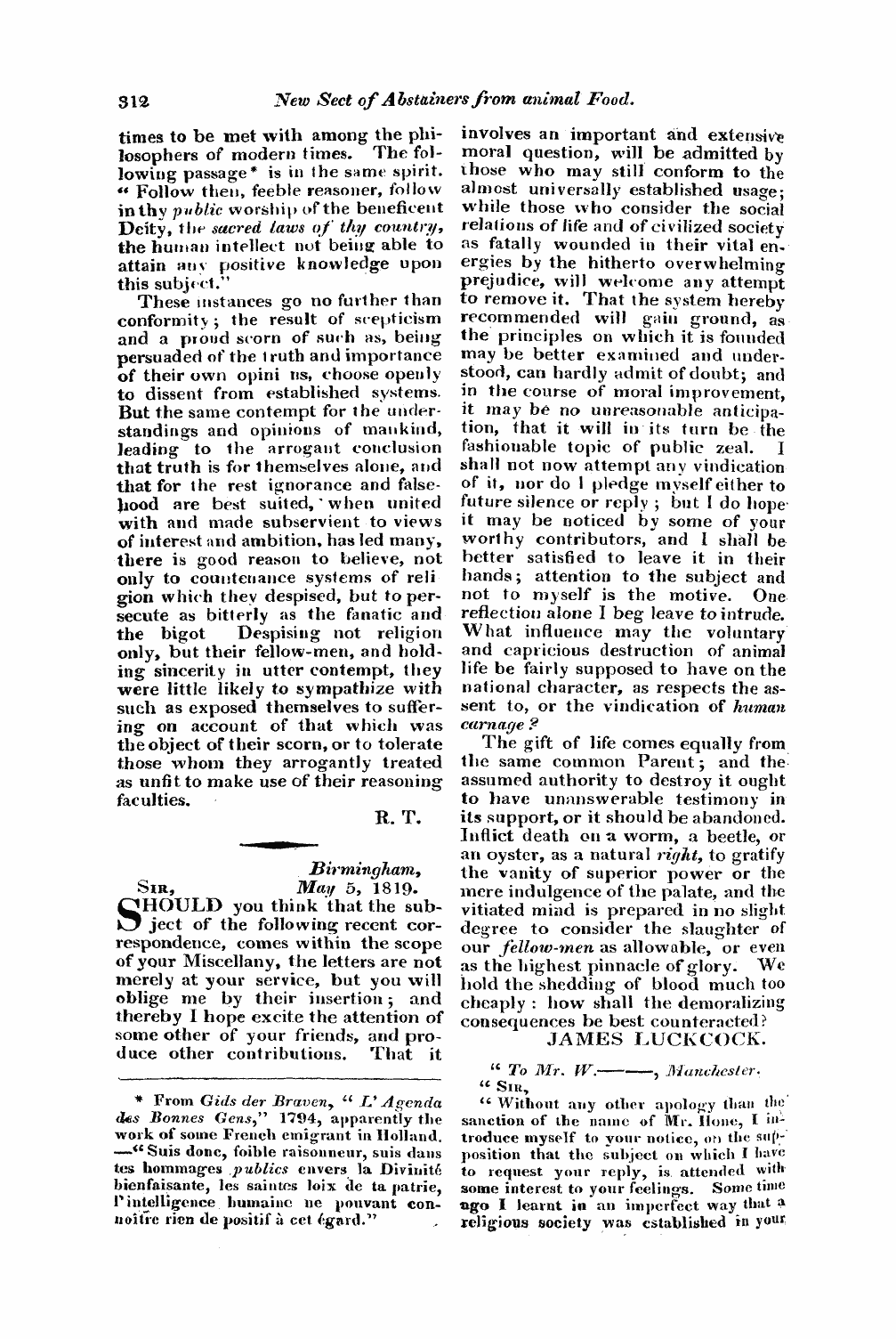 Monthly Repository (1806-1838) and Unitarian Chronicle (1832-1833): F Y, 1st edition: 32