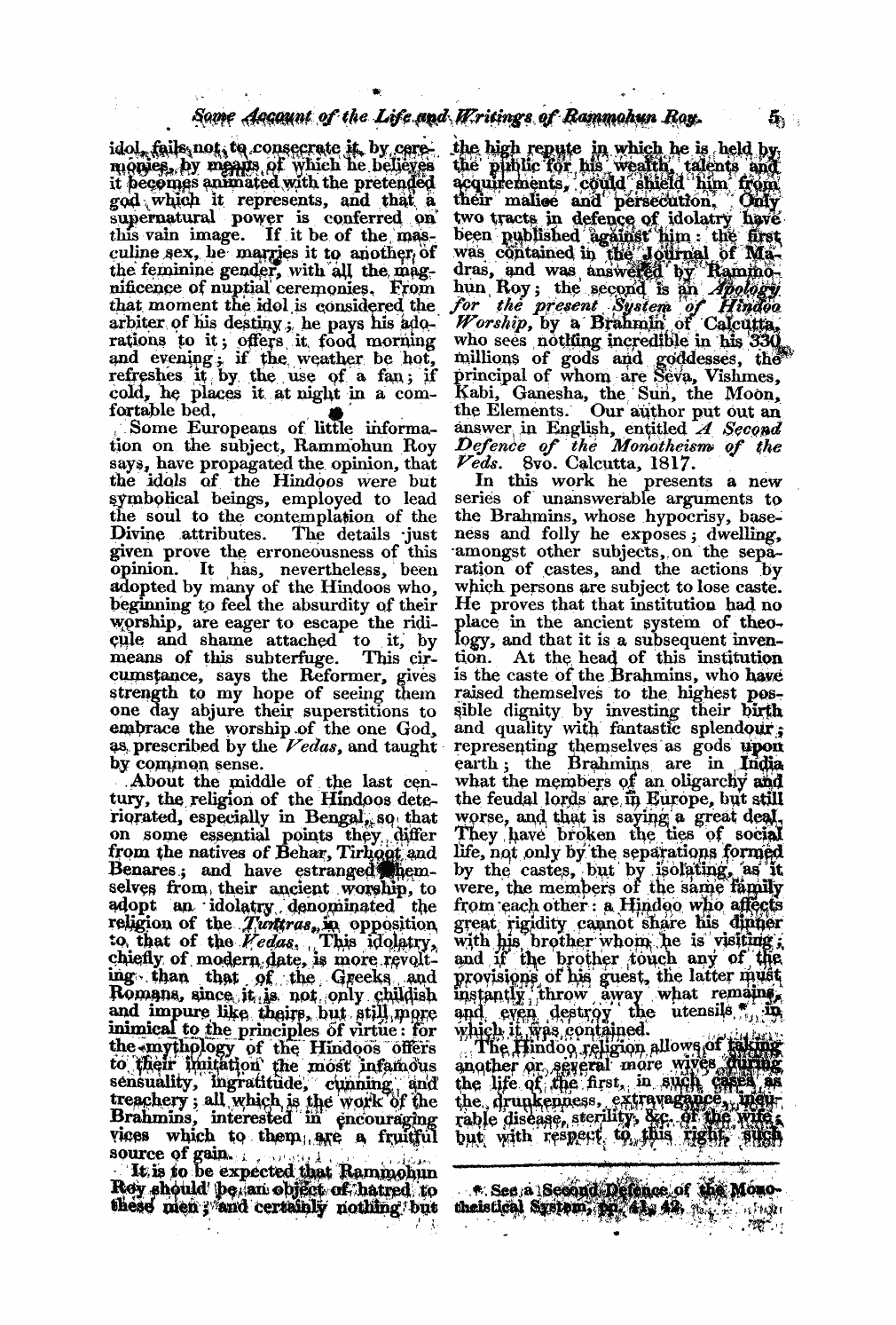 Monthly Repository (1806-1838) and Unitarian Chronicle (1832-1833): F Y, 1st edition - Untitled Article