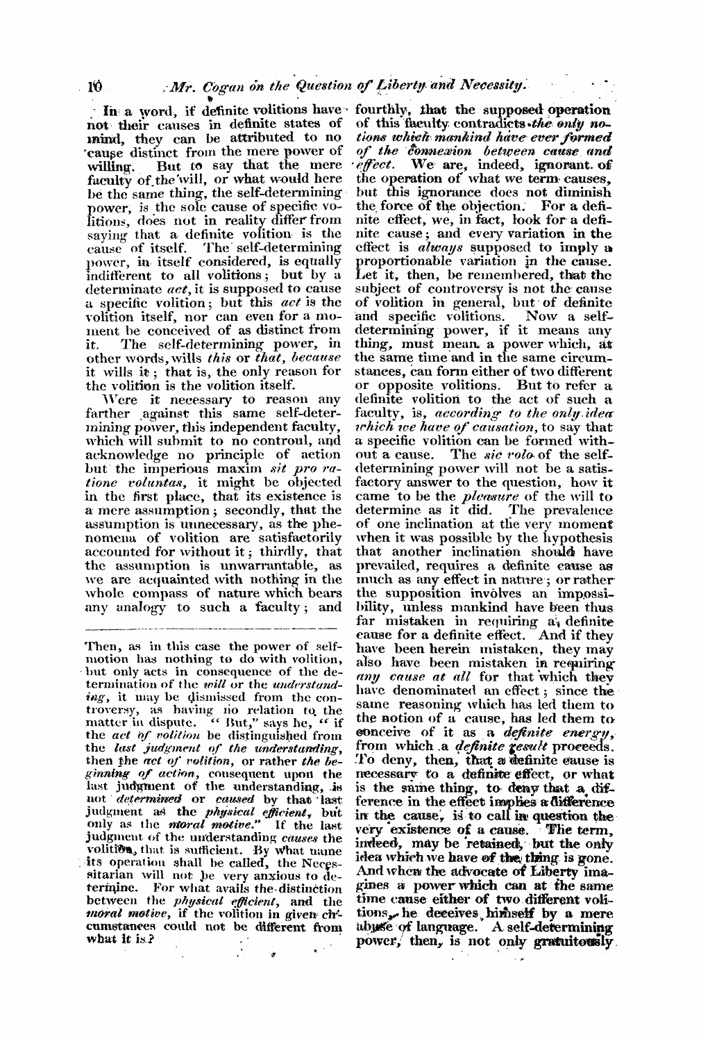 Monthly Repository (1806-1838) and Unitarian Chronicle (1832-1833): F Y, 1st edition - Untitled Article