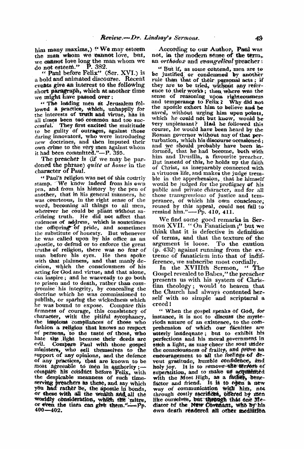 Monthly Repository (1806-1838) and Unitarian Chronicle (1832-1833): F Y, 1st edition - Untitled Article