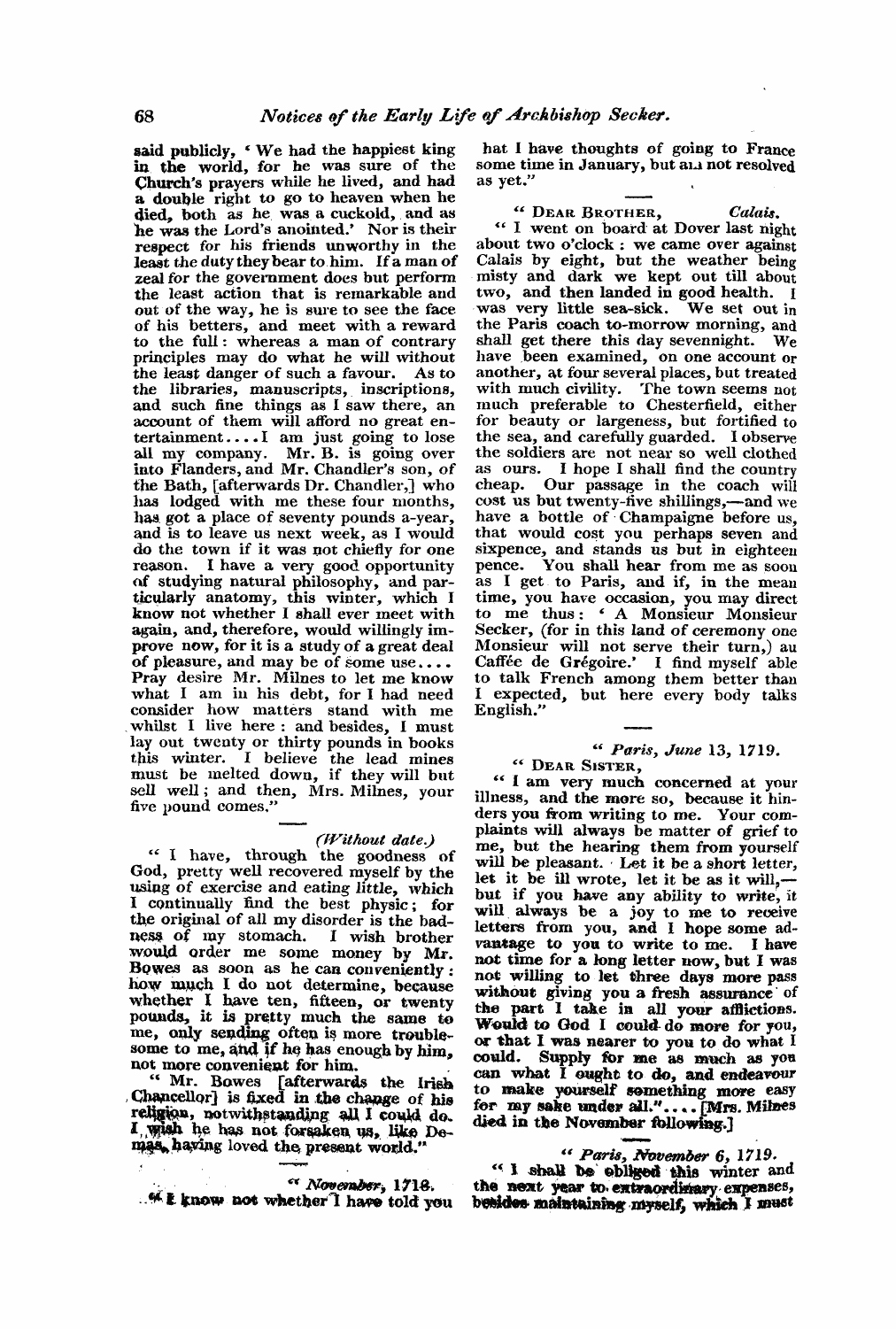 Monthly Repository (1806-1838) and Unitarian Chronicle (1832-1833): F Y, 1st edition - Untitled Article