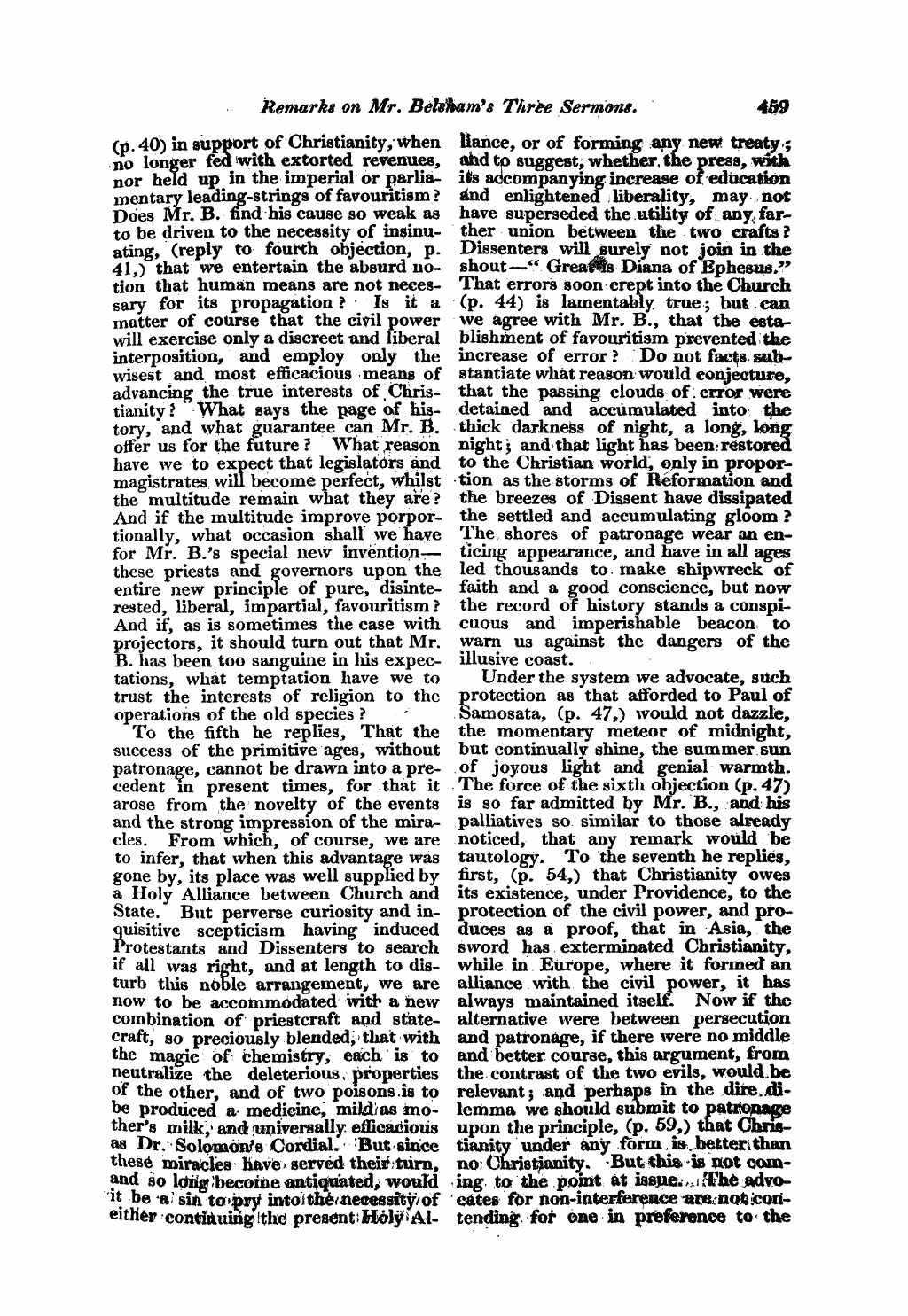 Monthly Repository (1806-1838) and Unitarian Chronicle (1832-1833): F Y, 1st edition - Untitled Article