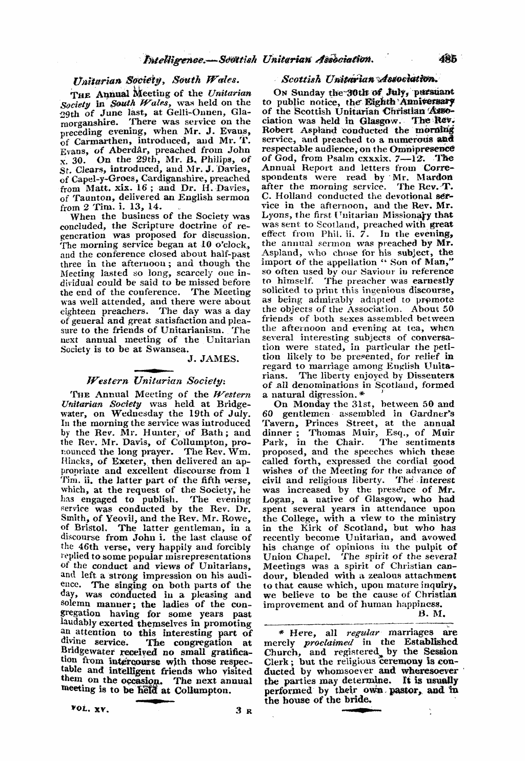 Monthly Repository (1806-1838) and Unitarian Chronicle (1832-1833): F Y, 1st edition - Untitled Article