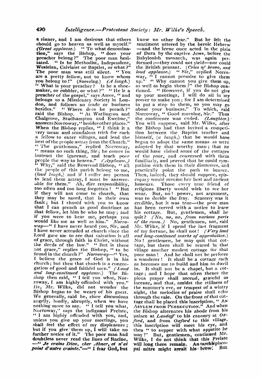 Monthly Repository (1806-1838) and Unitarian Chronicle (1832-1833): F Y, 1st edition - Untitled Article